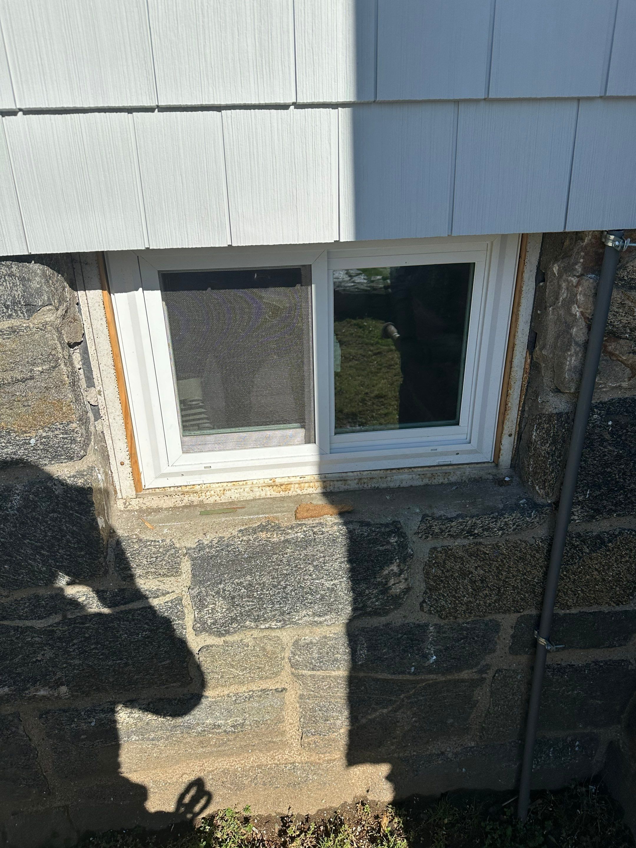 Siding Installation using Certainteed Cedar Impressions Straight Edge Perfection Shingles - D7 - Sterling Gray by A Plus Exterior
