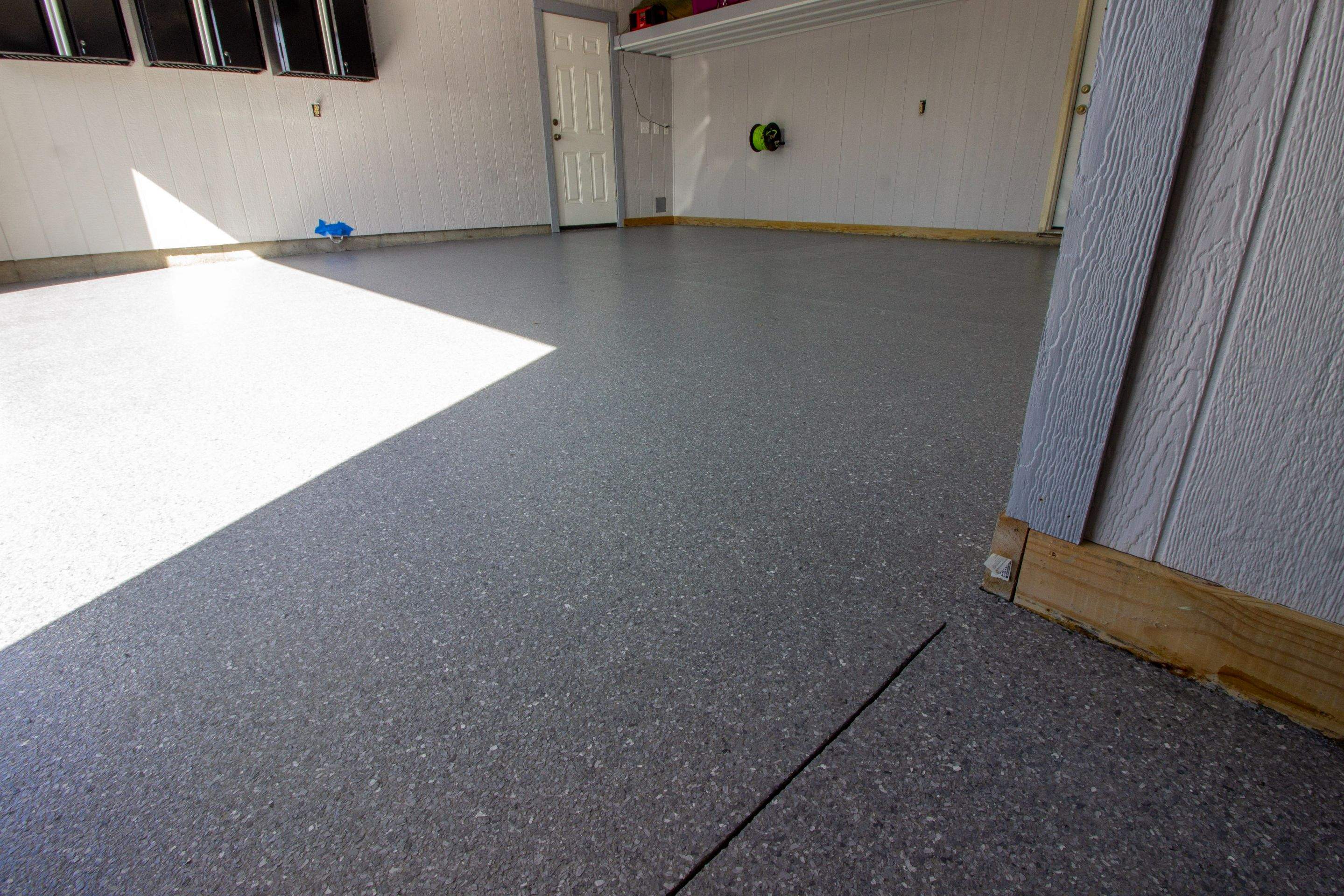 Garage Floor using Granite by Your1DayFloor.com