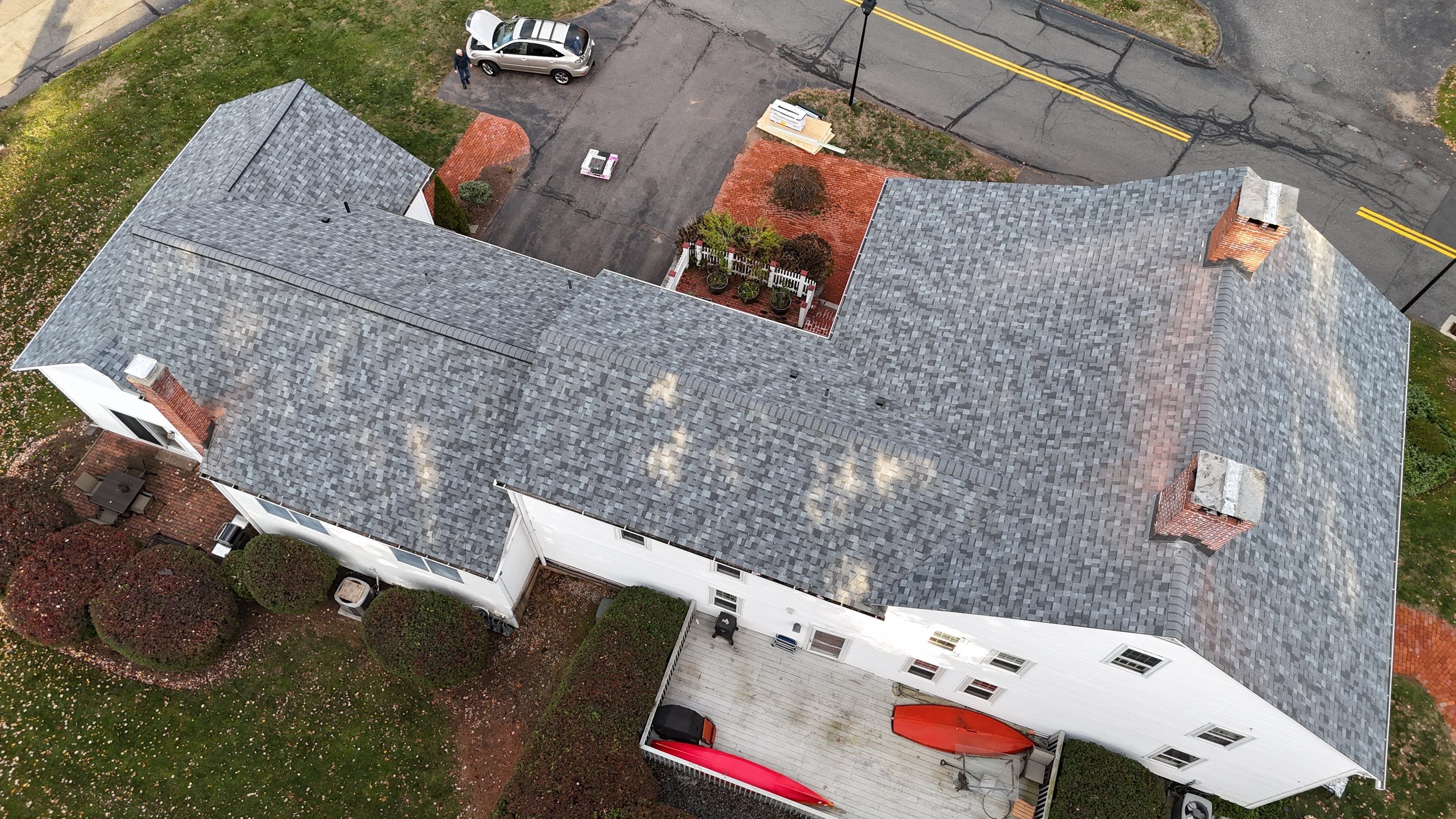 Owens Corning Duration: Slatestone Gray in Glastonbury, Connecticut by Golden Shield Roofing