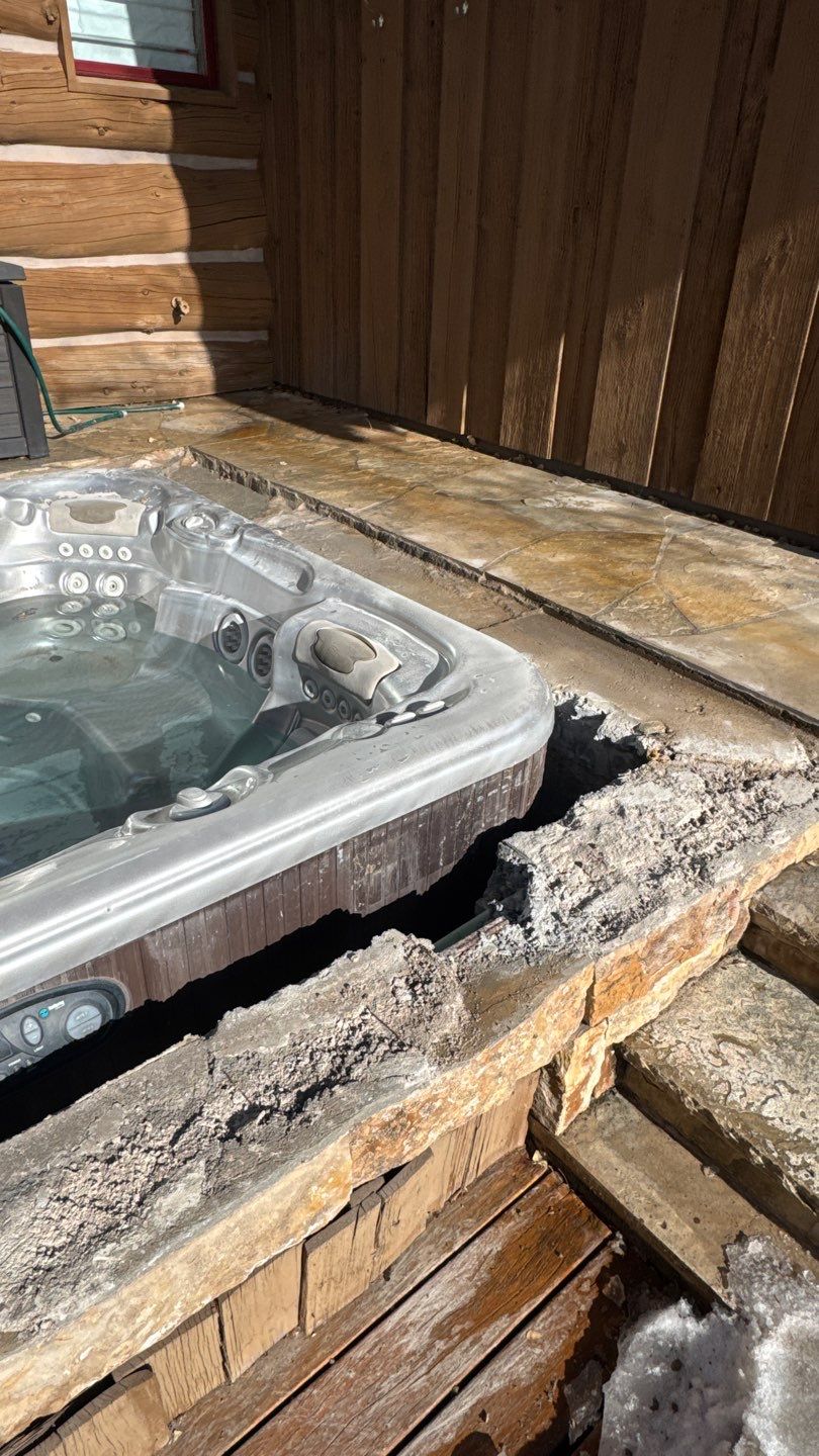 Hot tub repair in Carbondale by Roaring Fork Property Group 