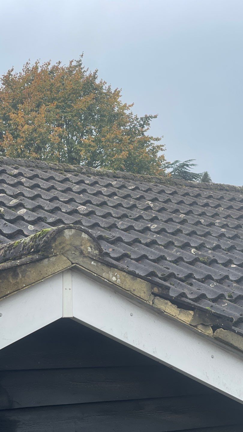 Roof Clean and Biocide Treatment using Honda 15lpm Low Pressure Washing Machine by Ges Exterior Cleaning ltd