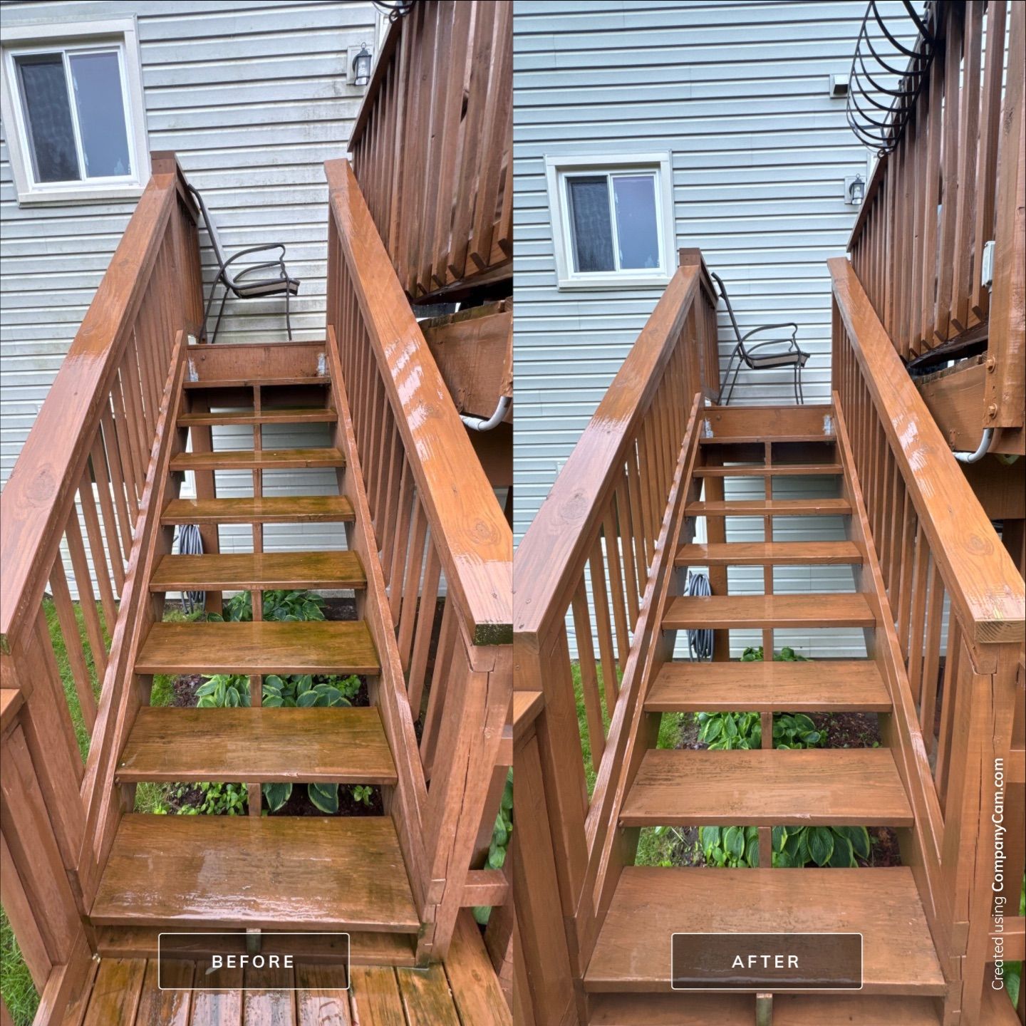 Project in Island Lake by Simmons Power & Soft Washing