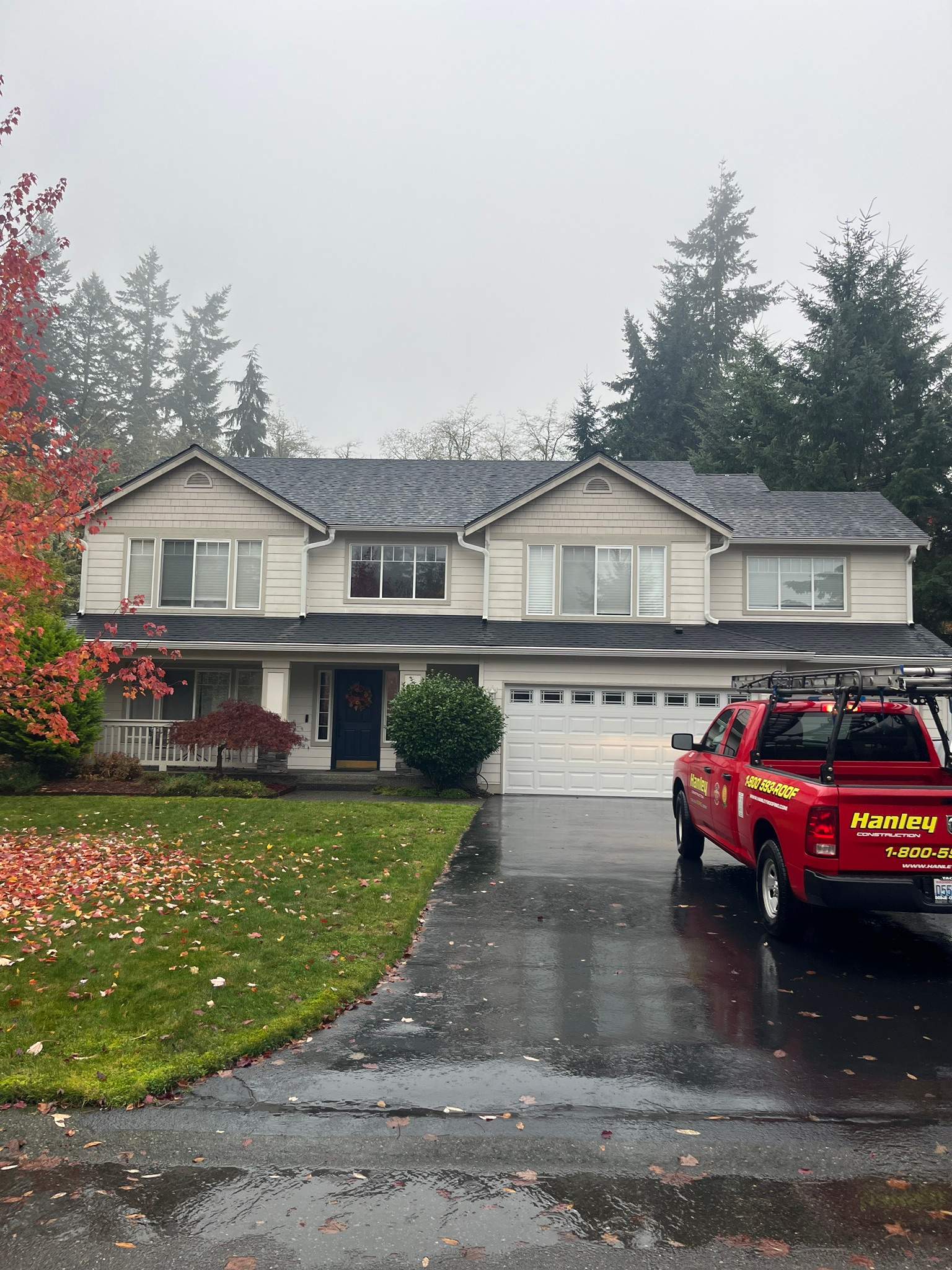 Residential Roof Replacement in Poulsbo, WA by Hanley Construction