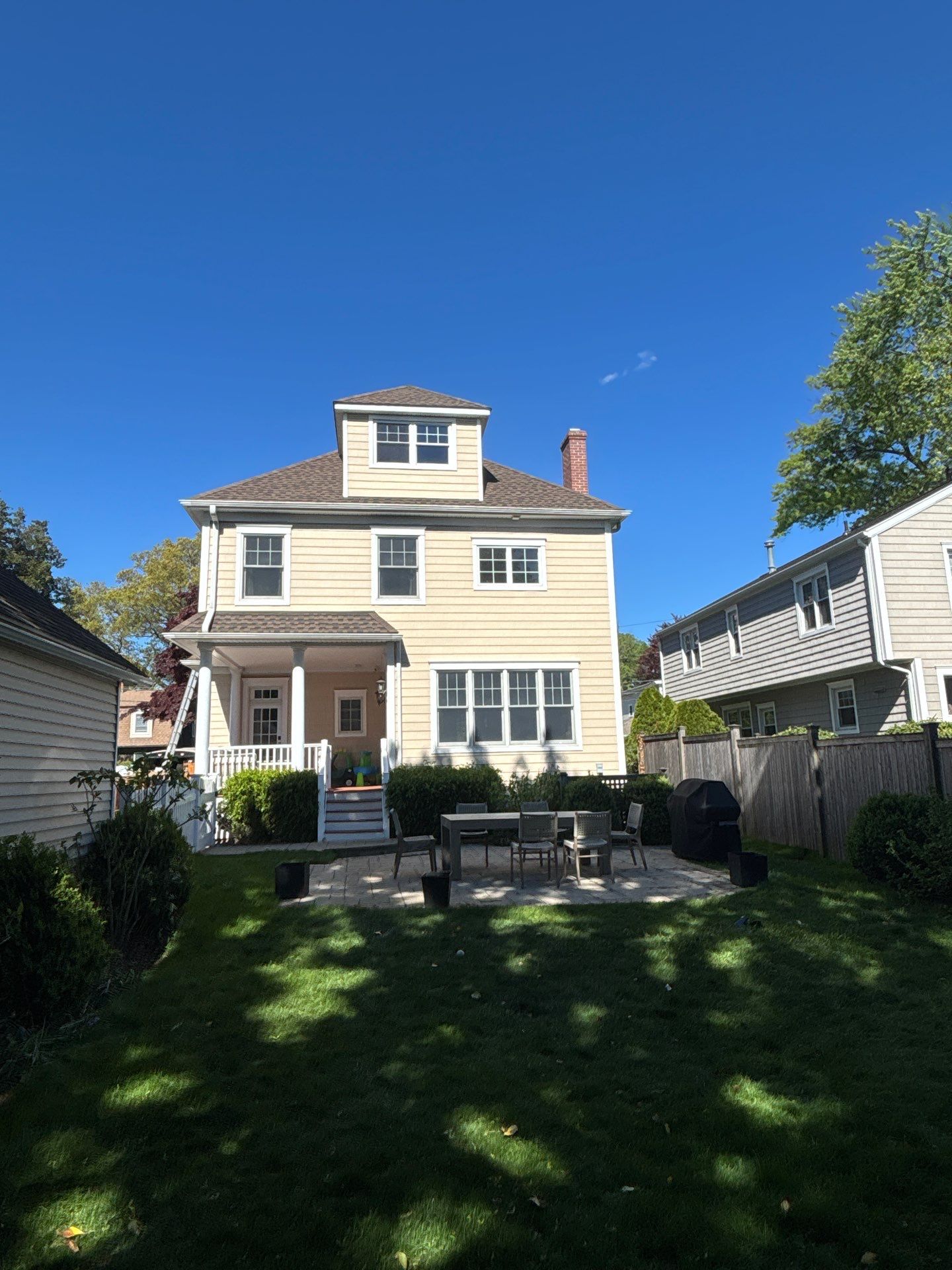 Fairfield customer gets brand new beaautiful GAF roof by DiGiorgi Roofing and Siding Inc