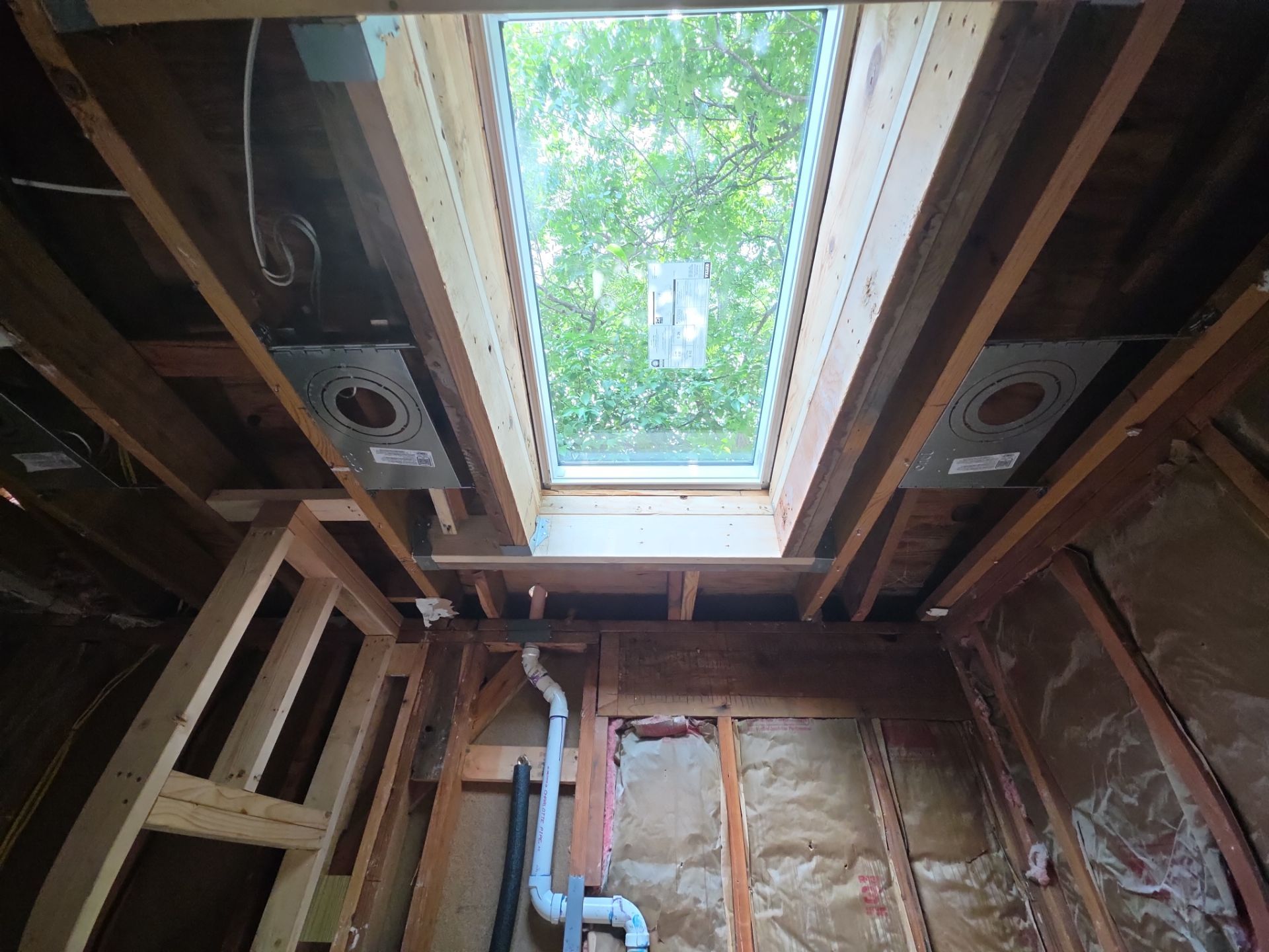 New skylights and a clean roof by REPS OF TEXAS