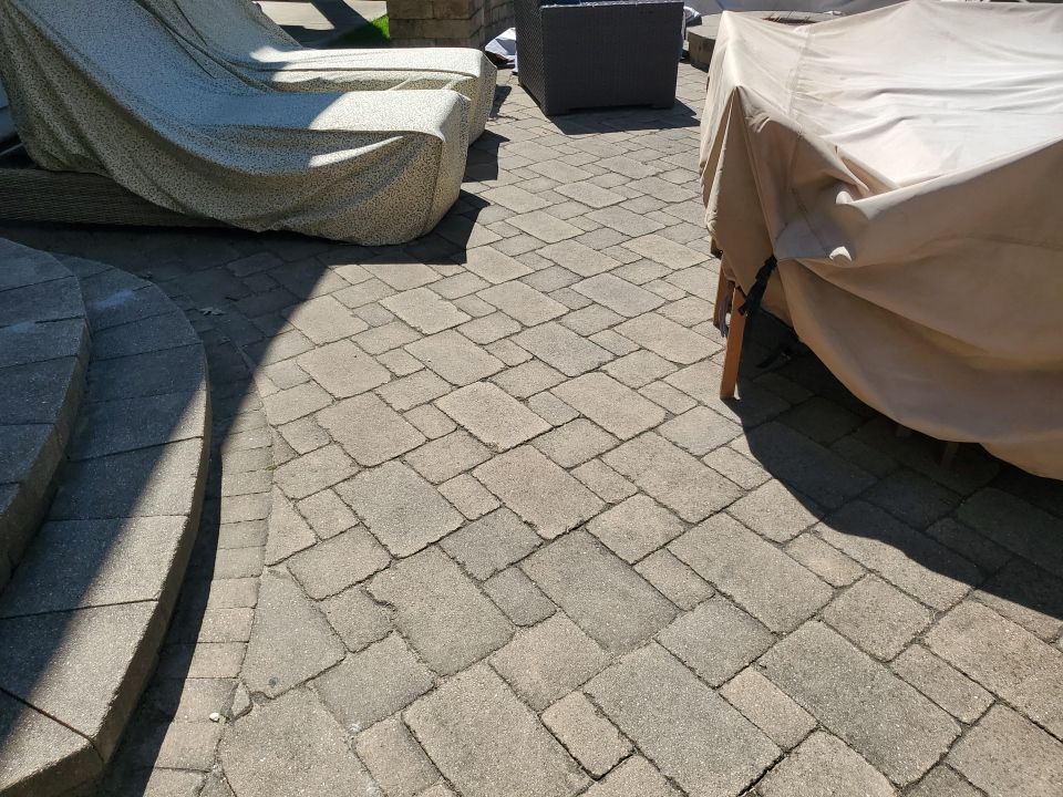 Brick paver clean, sand and seal.  using Surebond SB-1300 by Northern Power Washing LLC.