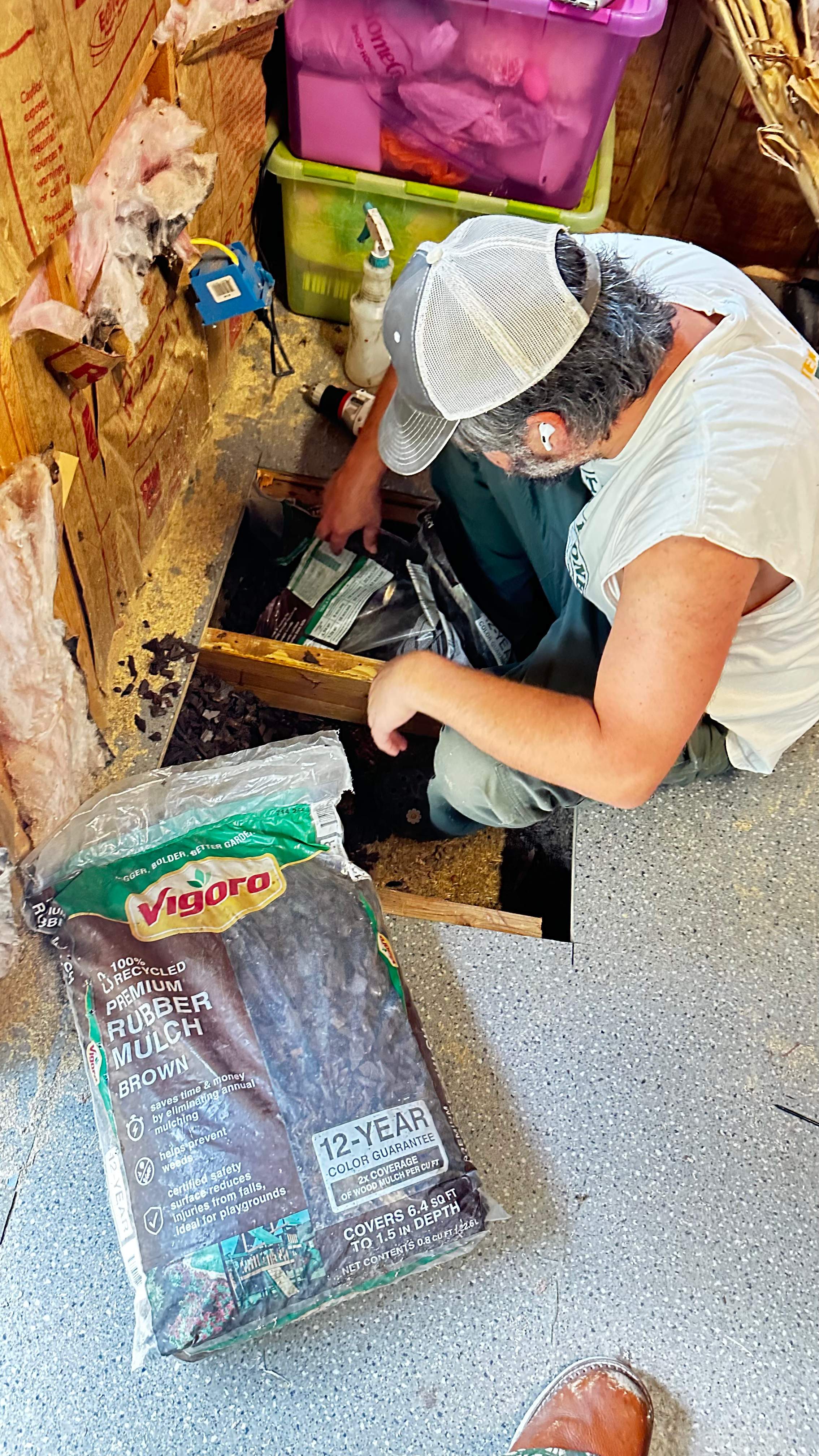 Under a Shed  by Rockwall Honey Bee Company