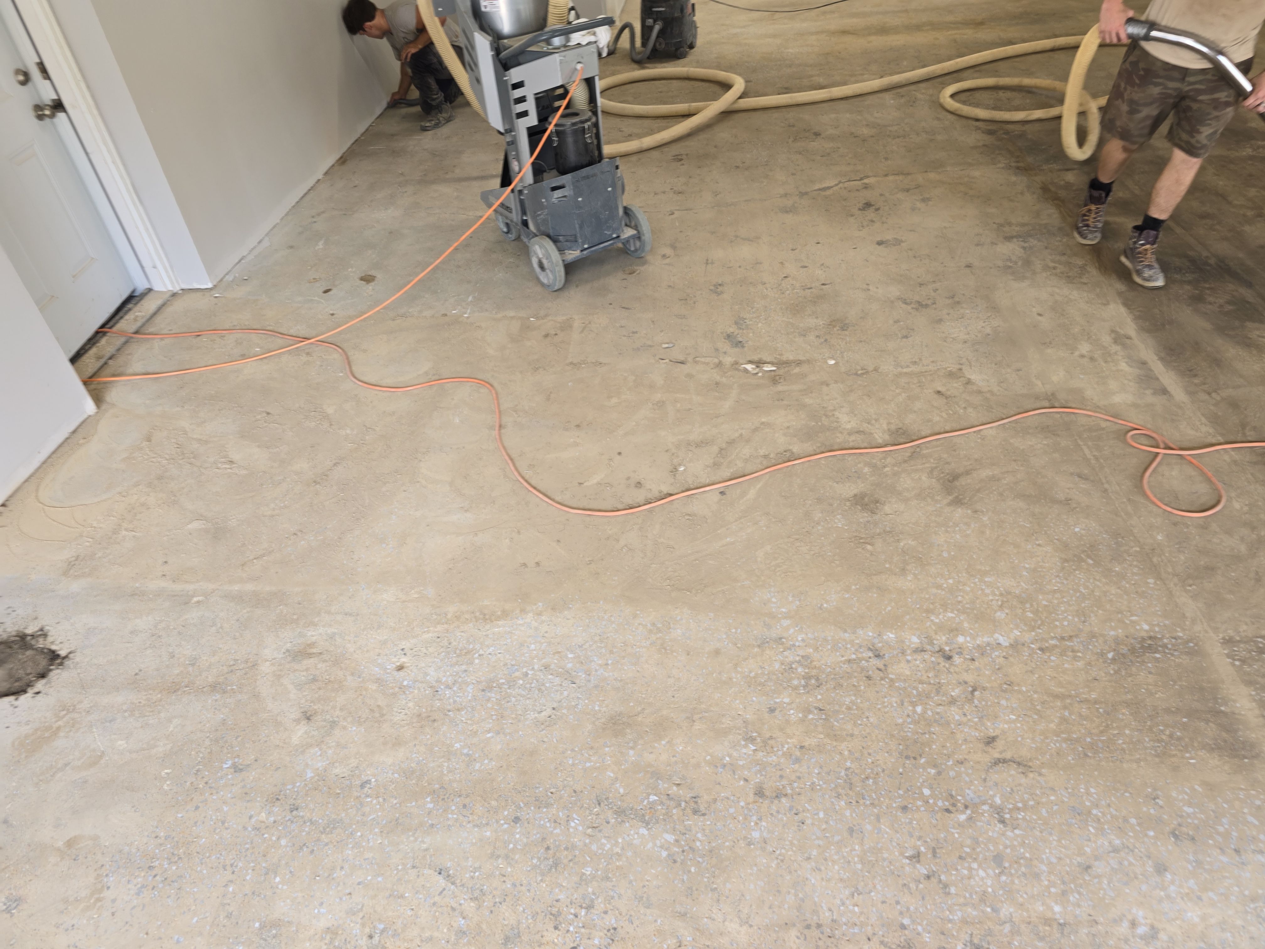 Super old and oily concrete brought back to life by Elite Floor Solutions