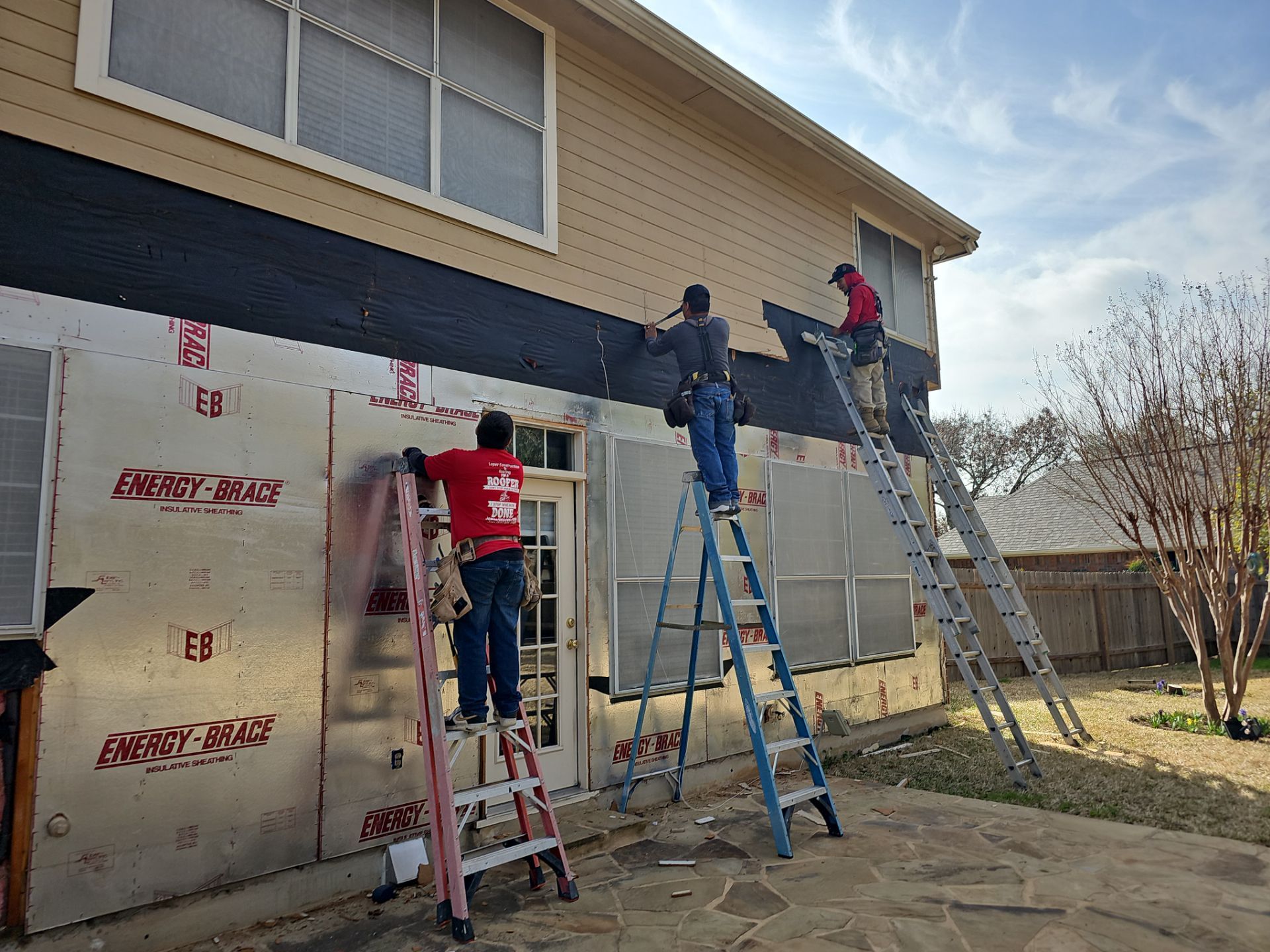 New Hardie Lap Siding & Board and Batten by DeZign Roofing & Exteriors