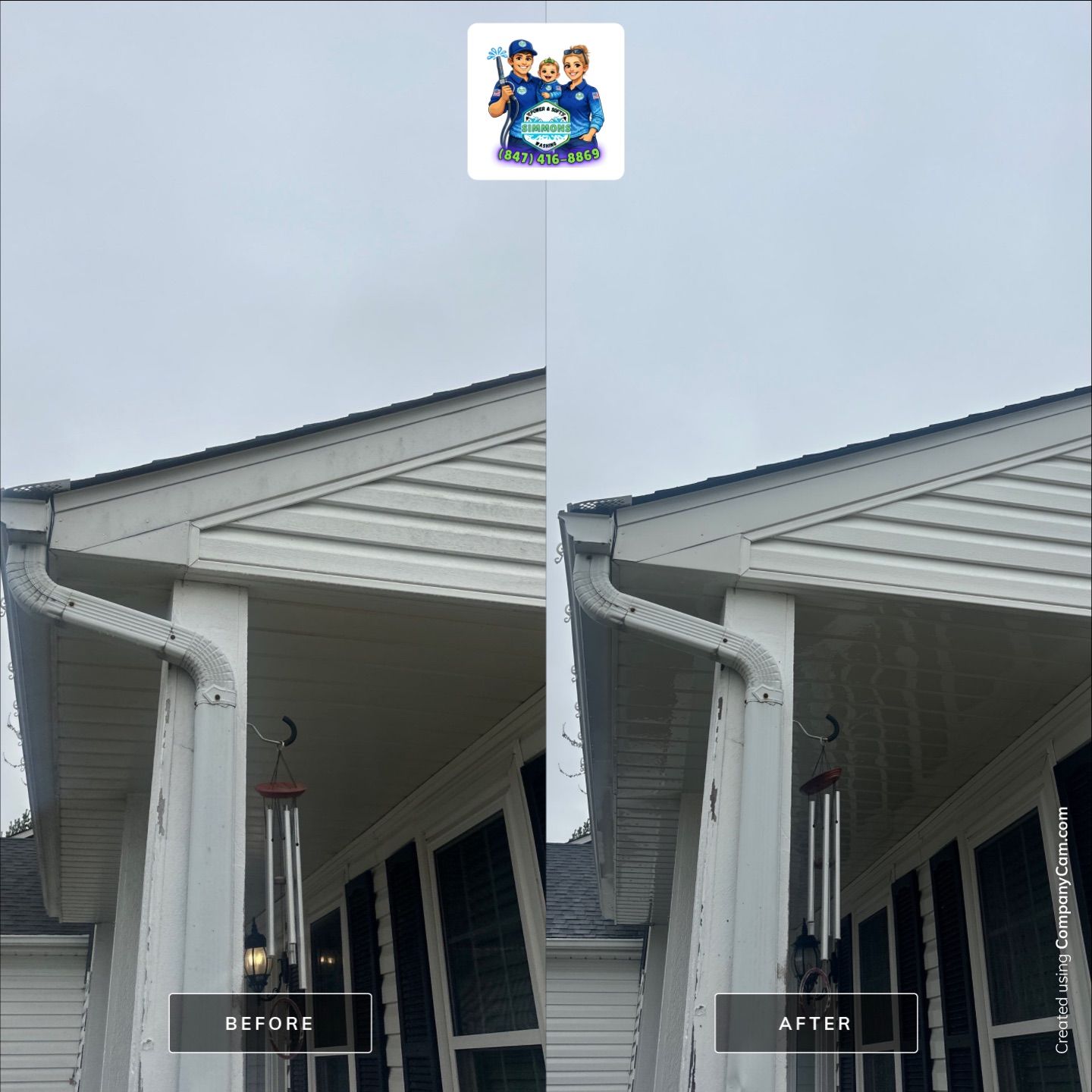 Project in Lake Villa by Simmons Power & Soft Washing