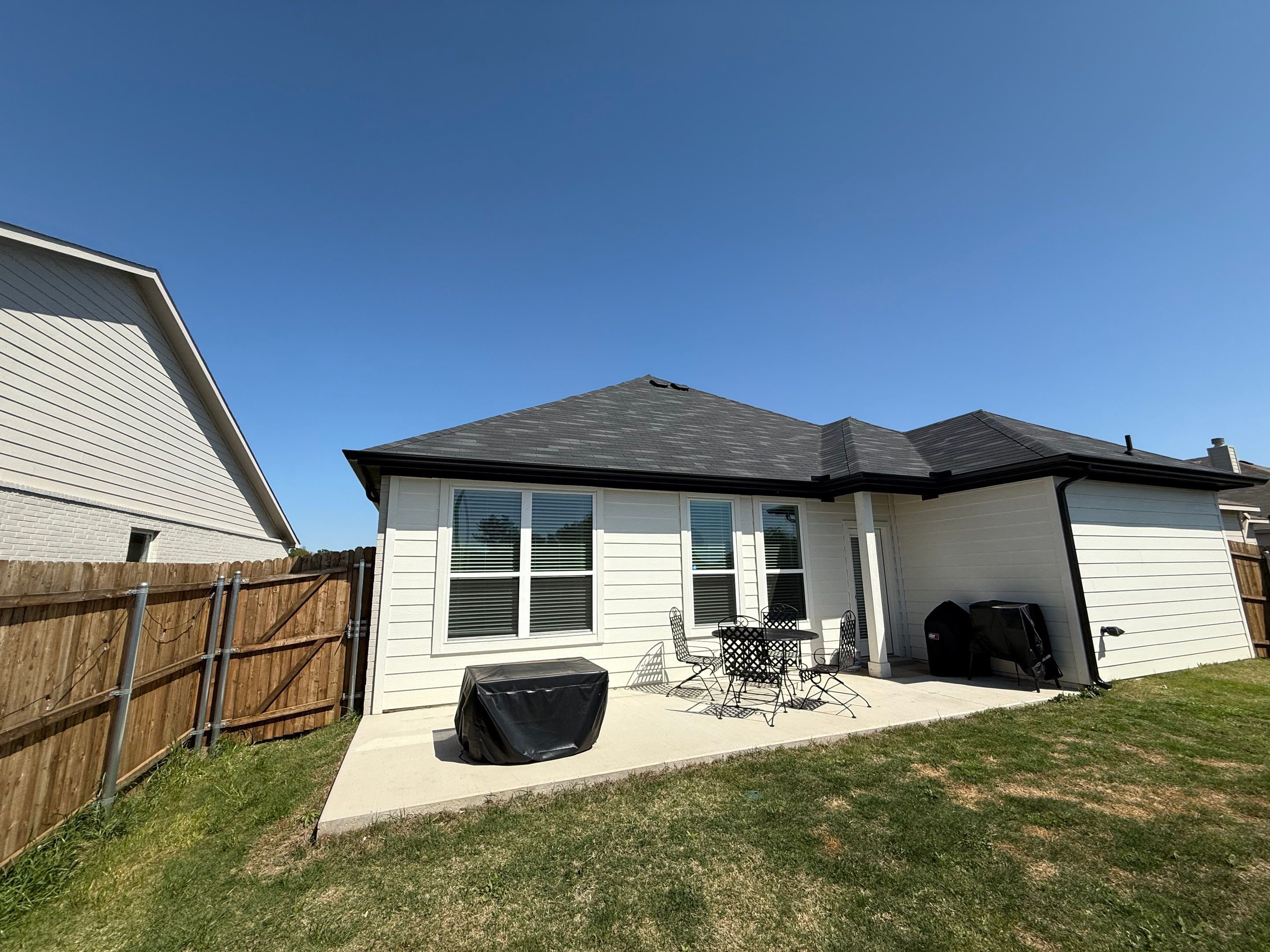 Senox Black Gutters by First Out Roofing 