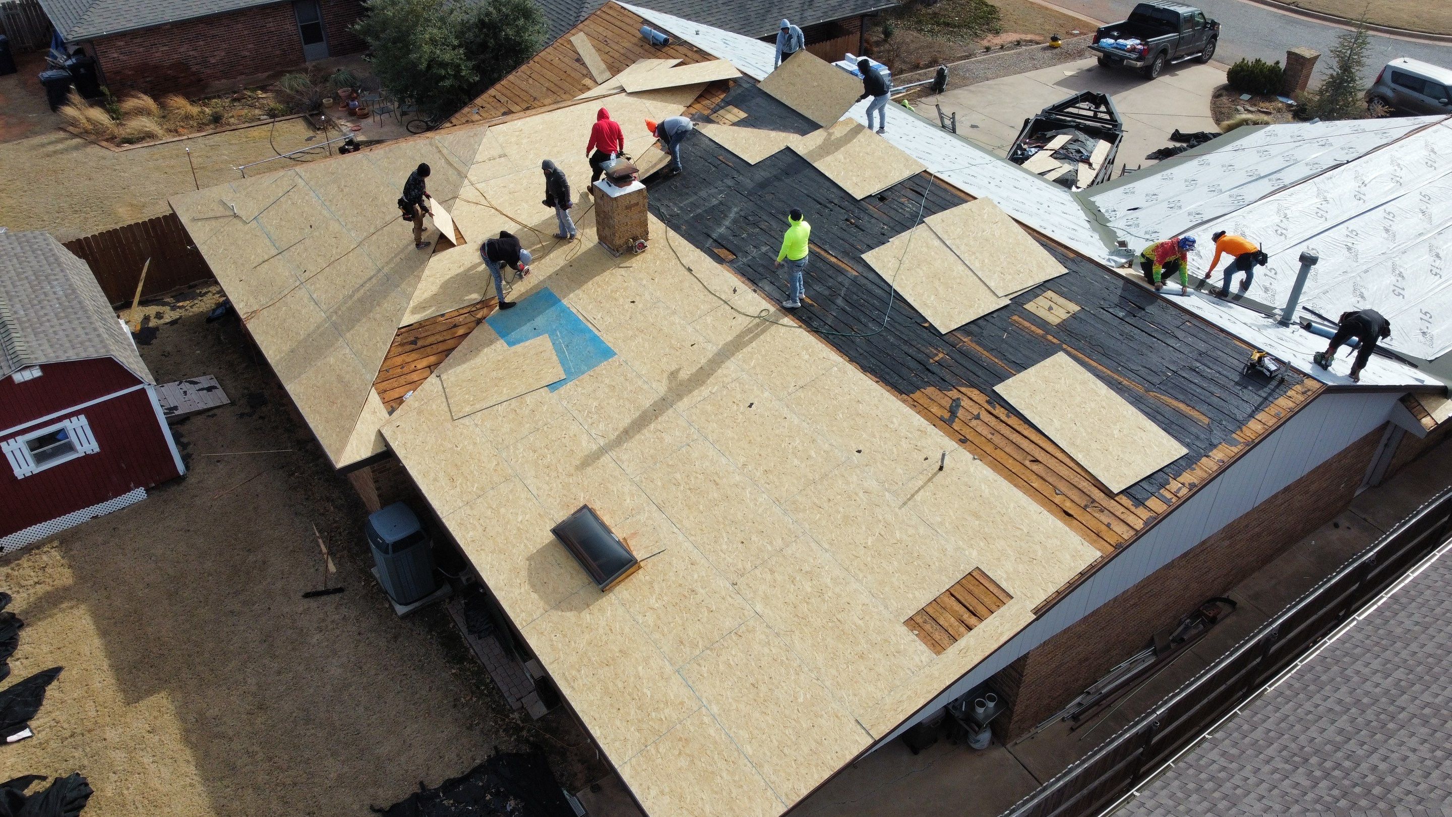 Malarkey Class 3 Antique brown install by Icon Roofing And Construction 