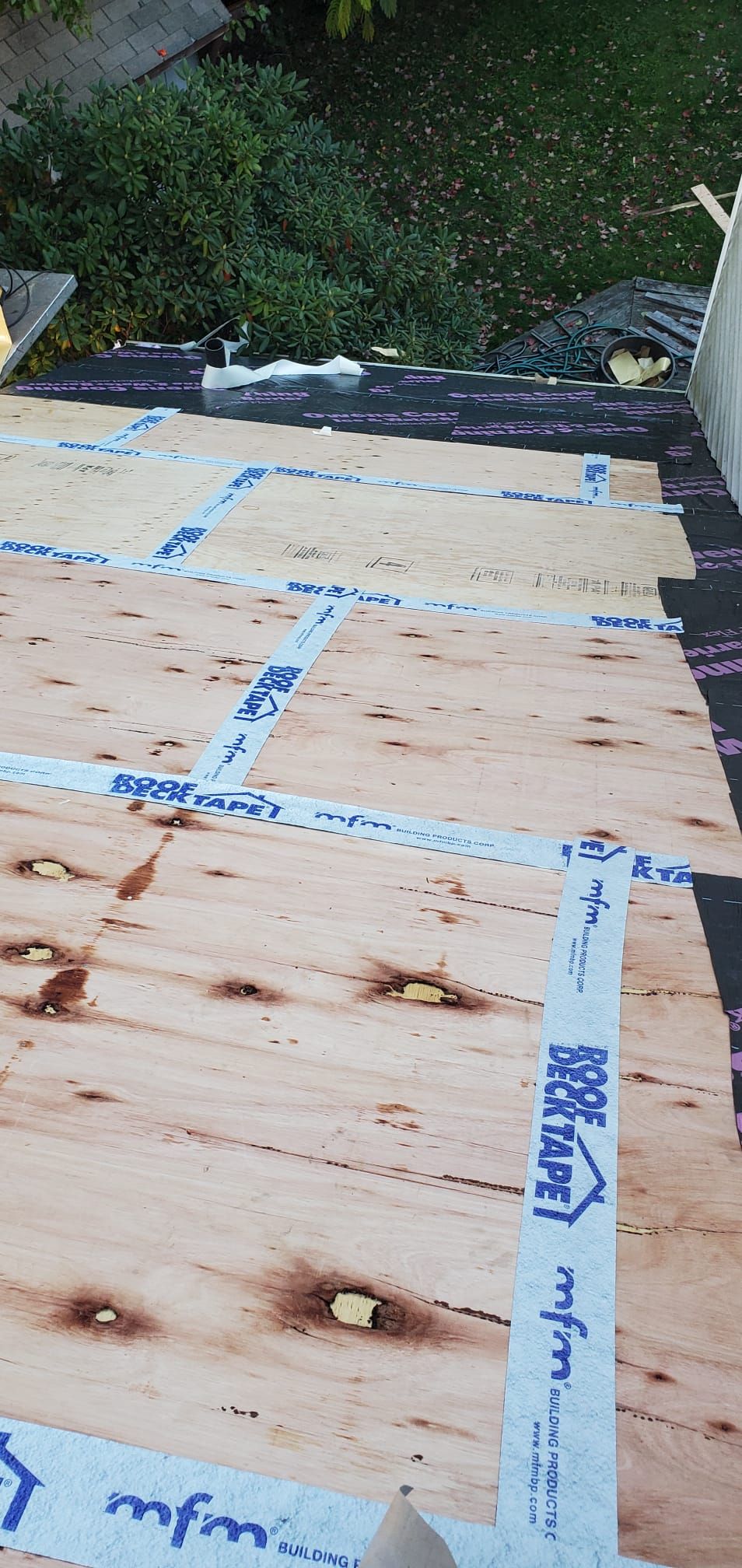 Residential Roofing Installation using Owens Corning TruDefinition Slatestone Gray by A Plus Exterior