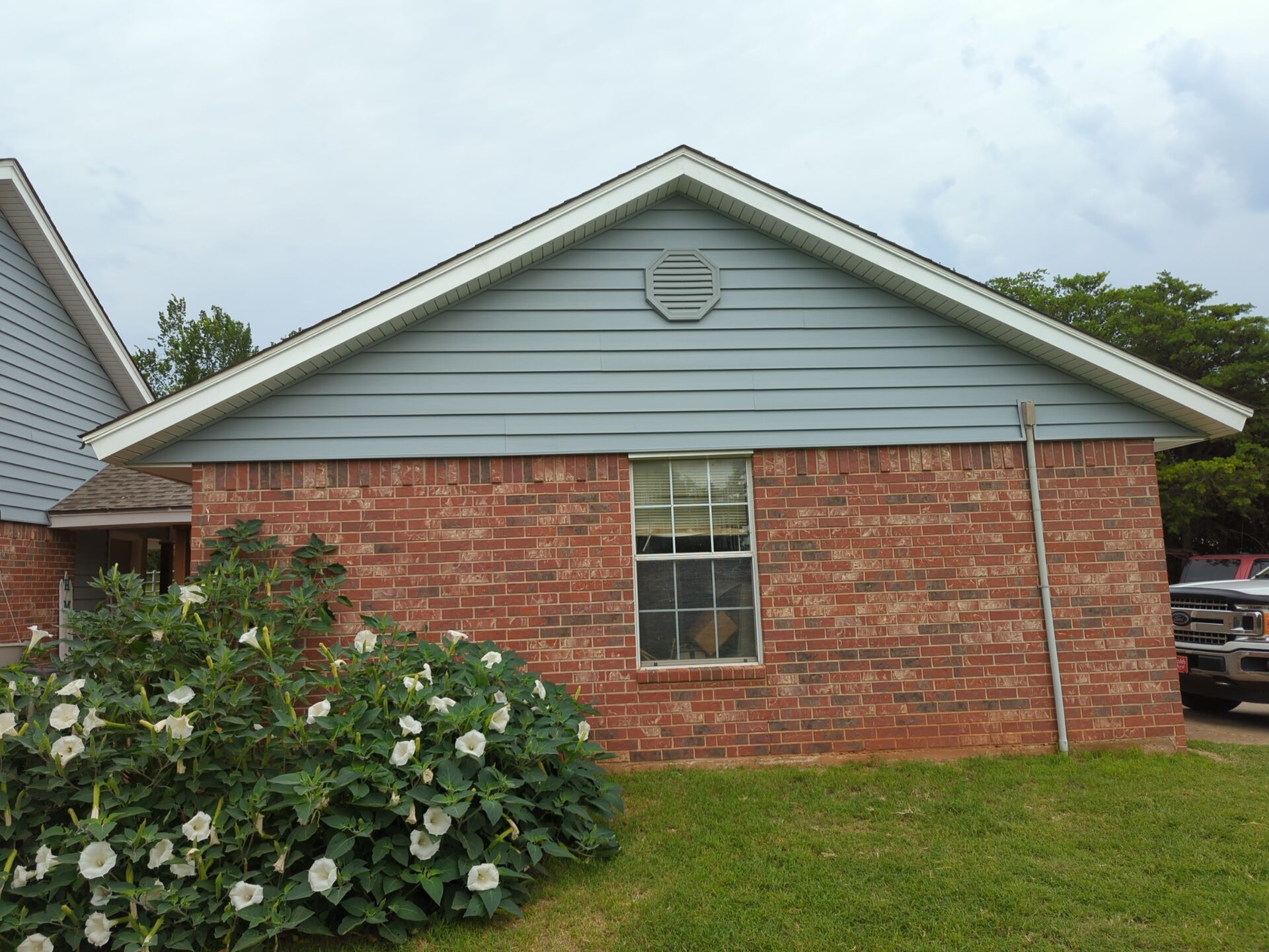 siding & soffit replacement in Blanchard by McCann's Roofing and Construction
