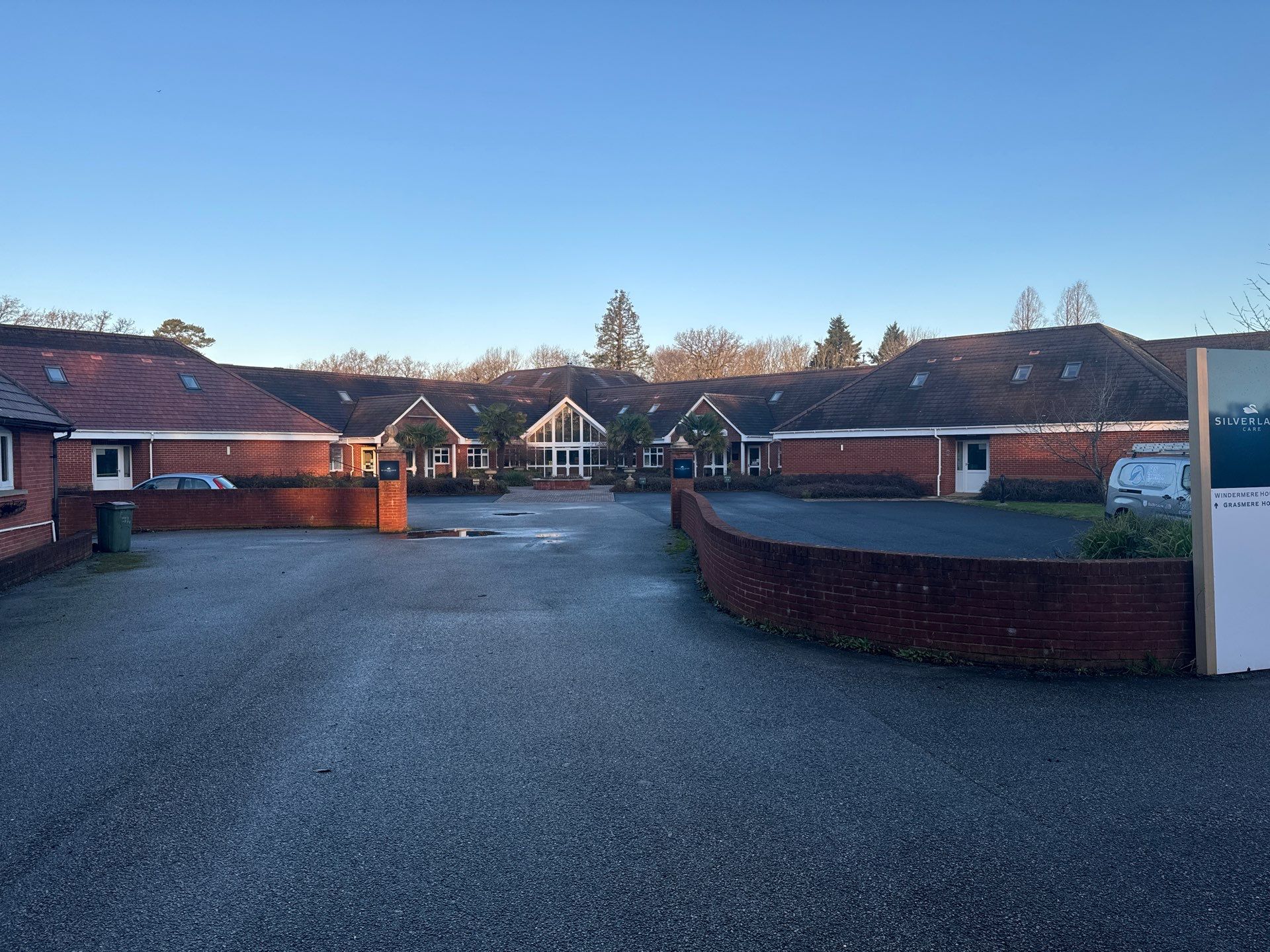Large Care Home Roof Clean using Mosmatic FSC and Biocide by Ges Exterior Cleaning ltd