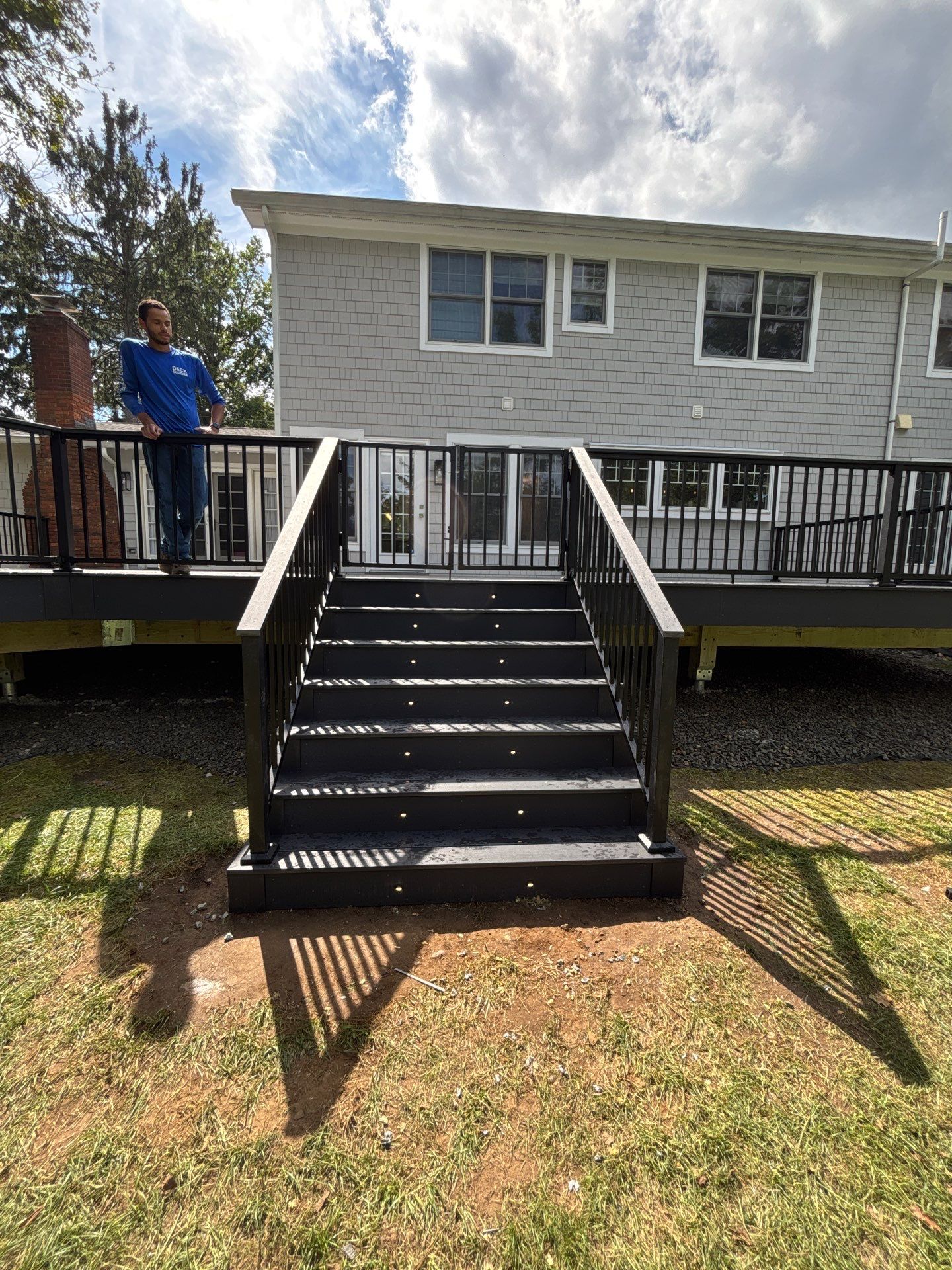 New Deck in Chatham Township, New Jersey