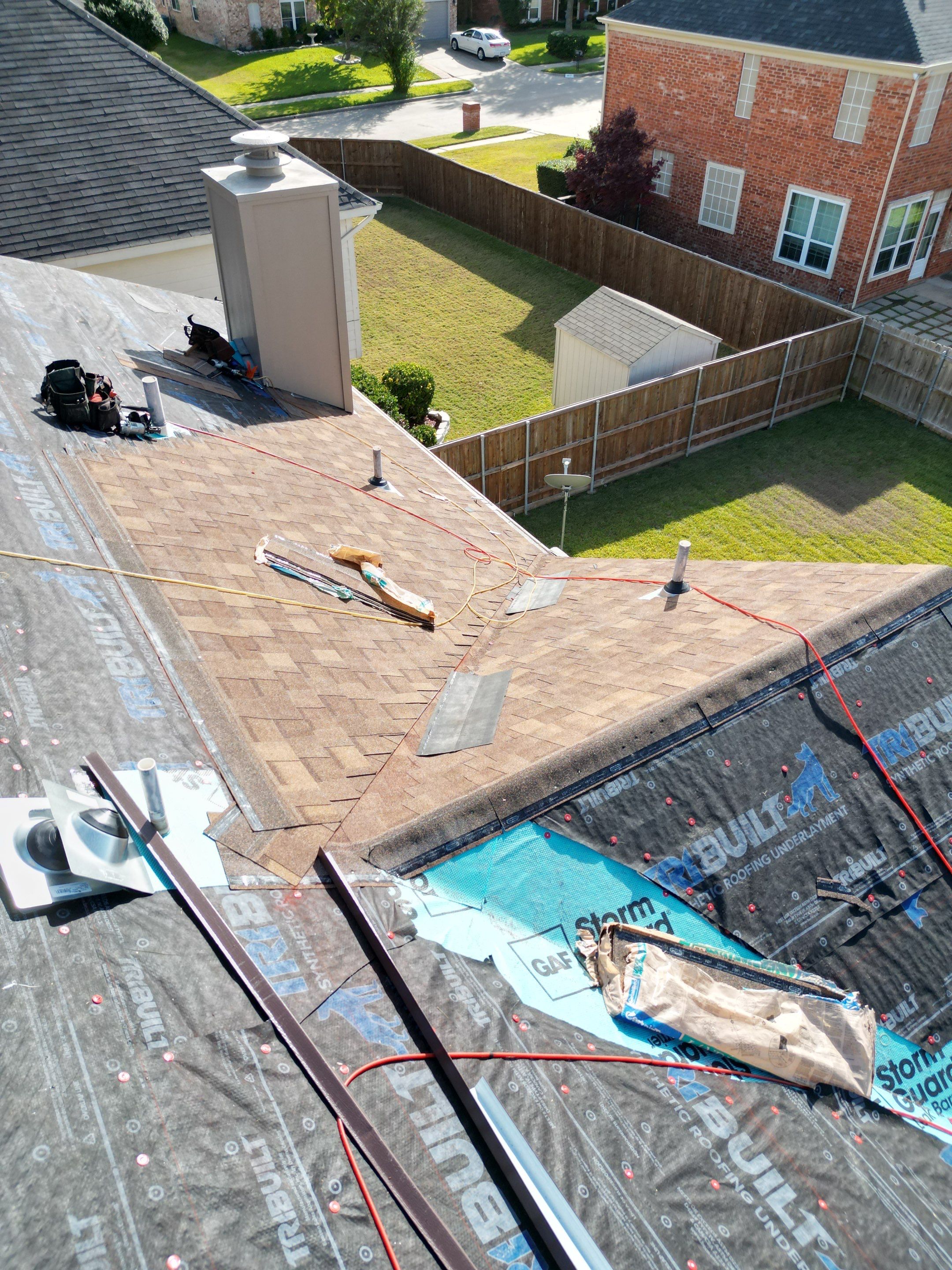 Project in Grand Prairie by Rhino Roofing and General Contracting, LLC