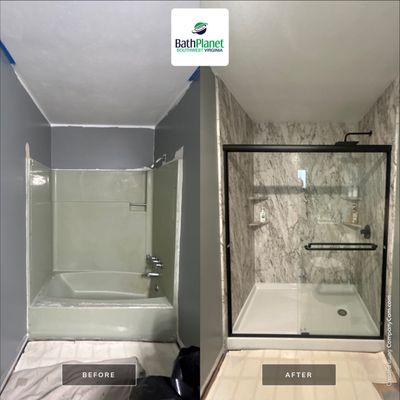 Tub to Shower