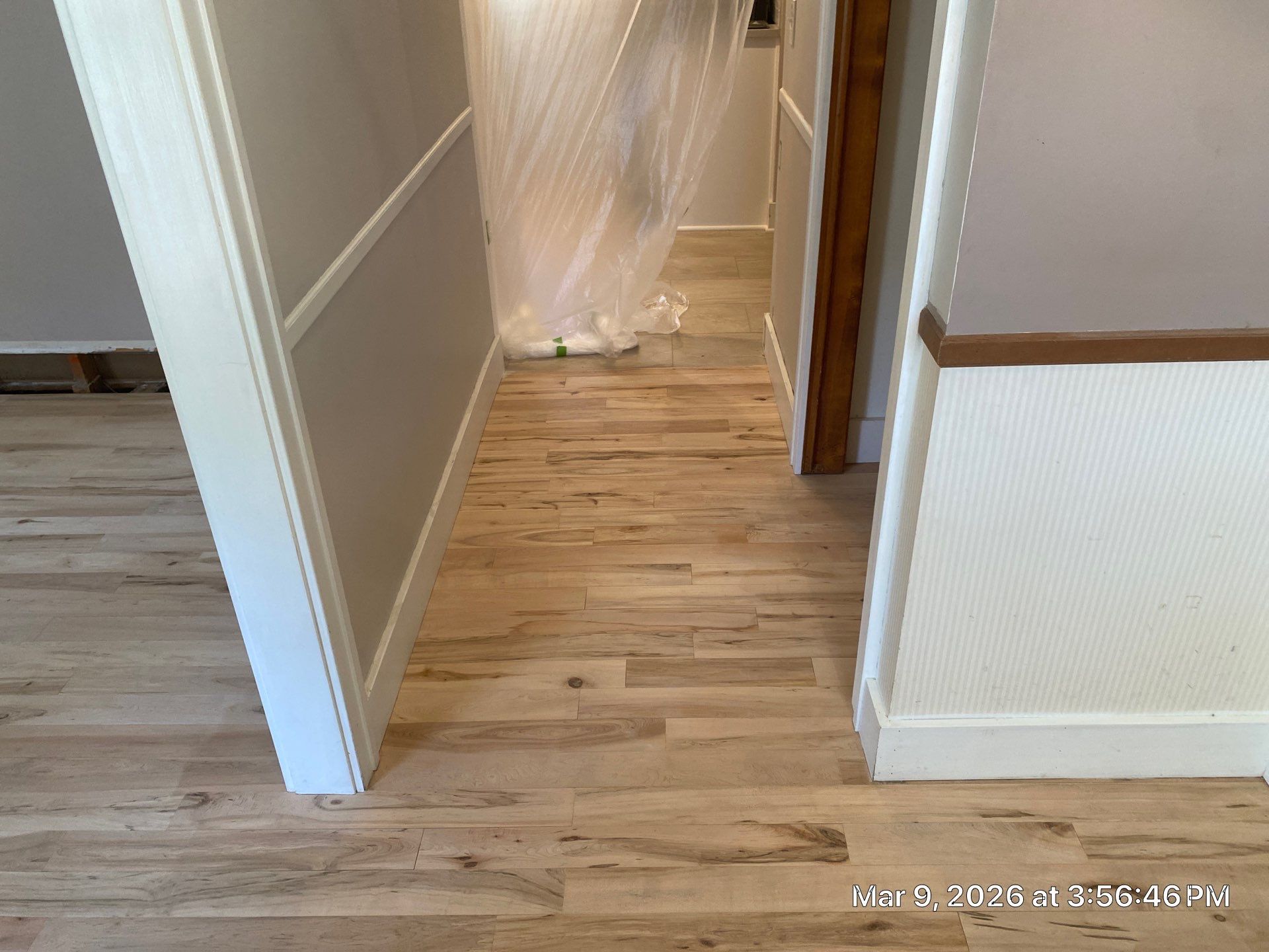 Water Damage + New Finish on Maple by RTBaldwin Hardwood Floors