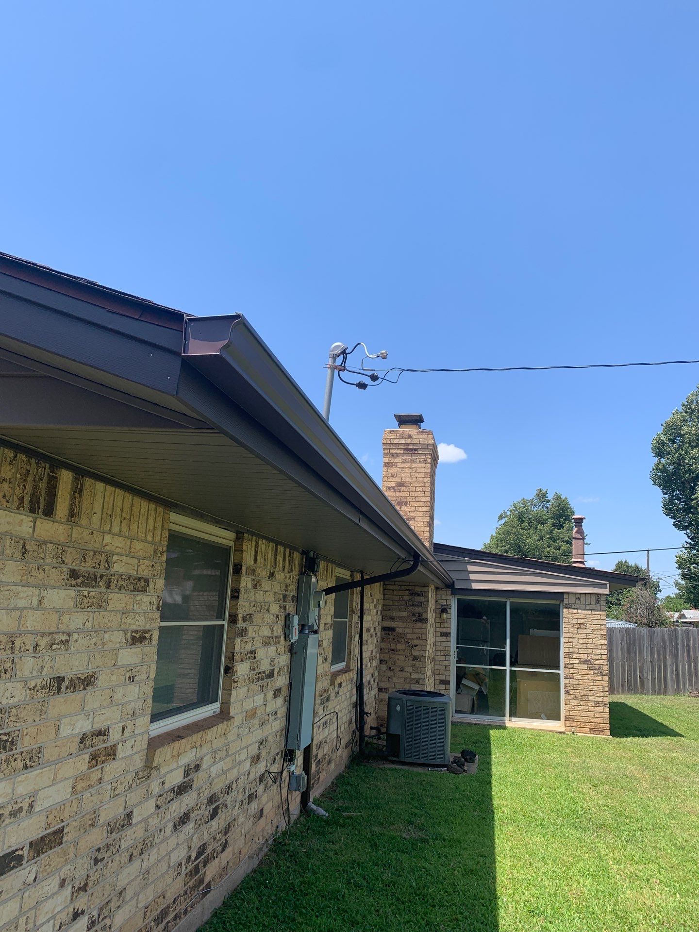 gutter replacement & soffit replacement in Midwest City by McCann's Roofing and Construction