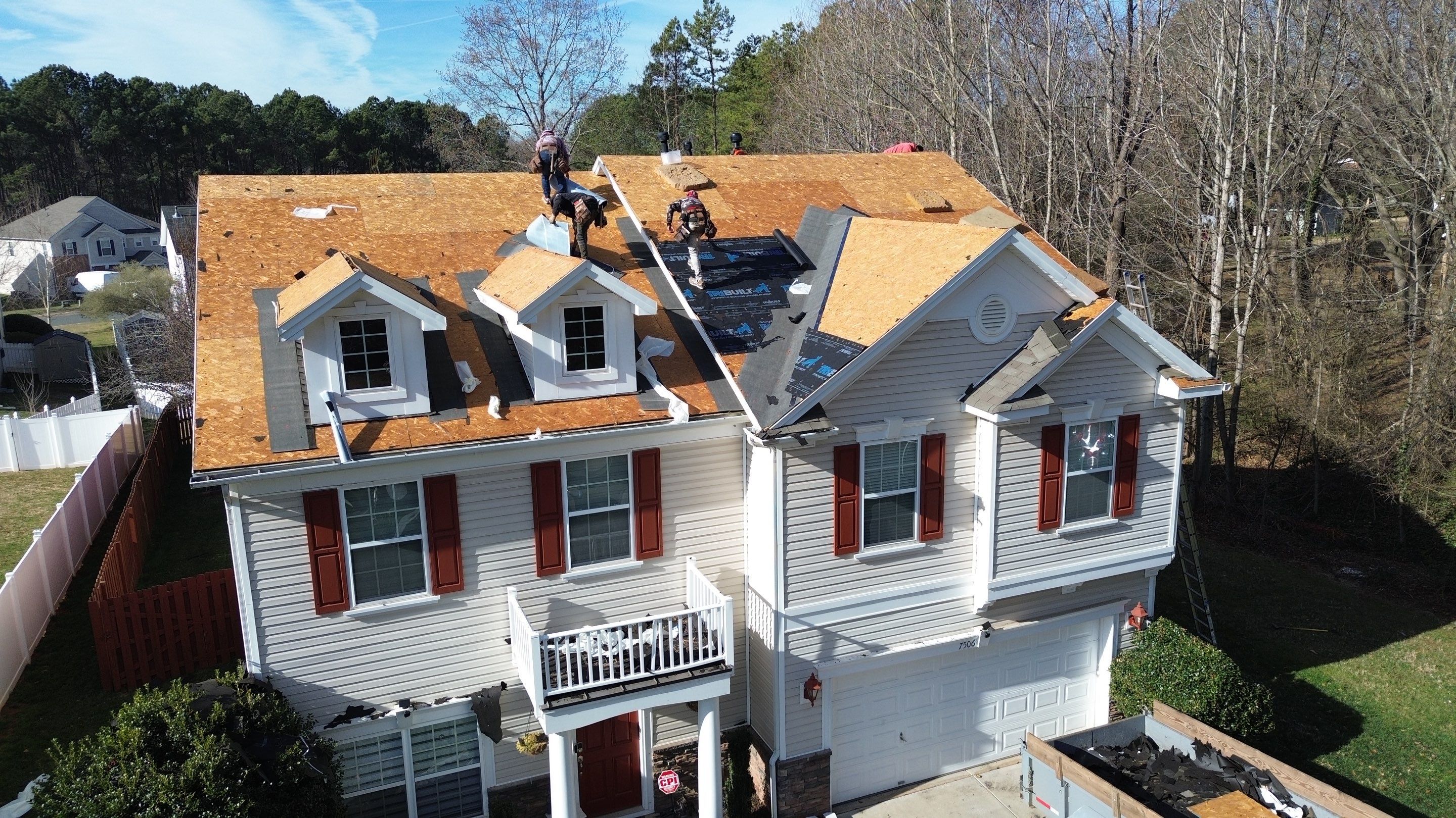 Roof replacement by hail and wind damage by Just Brilliant Restoration JBR