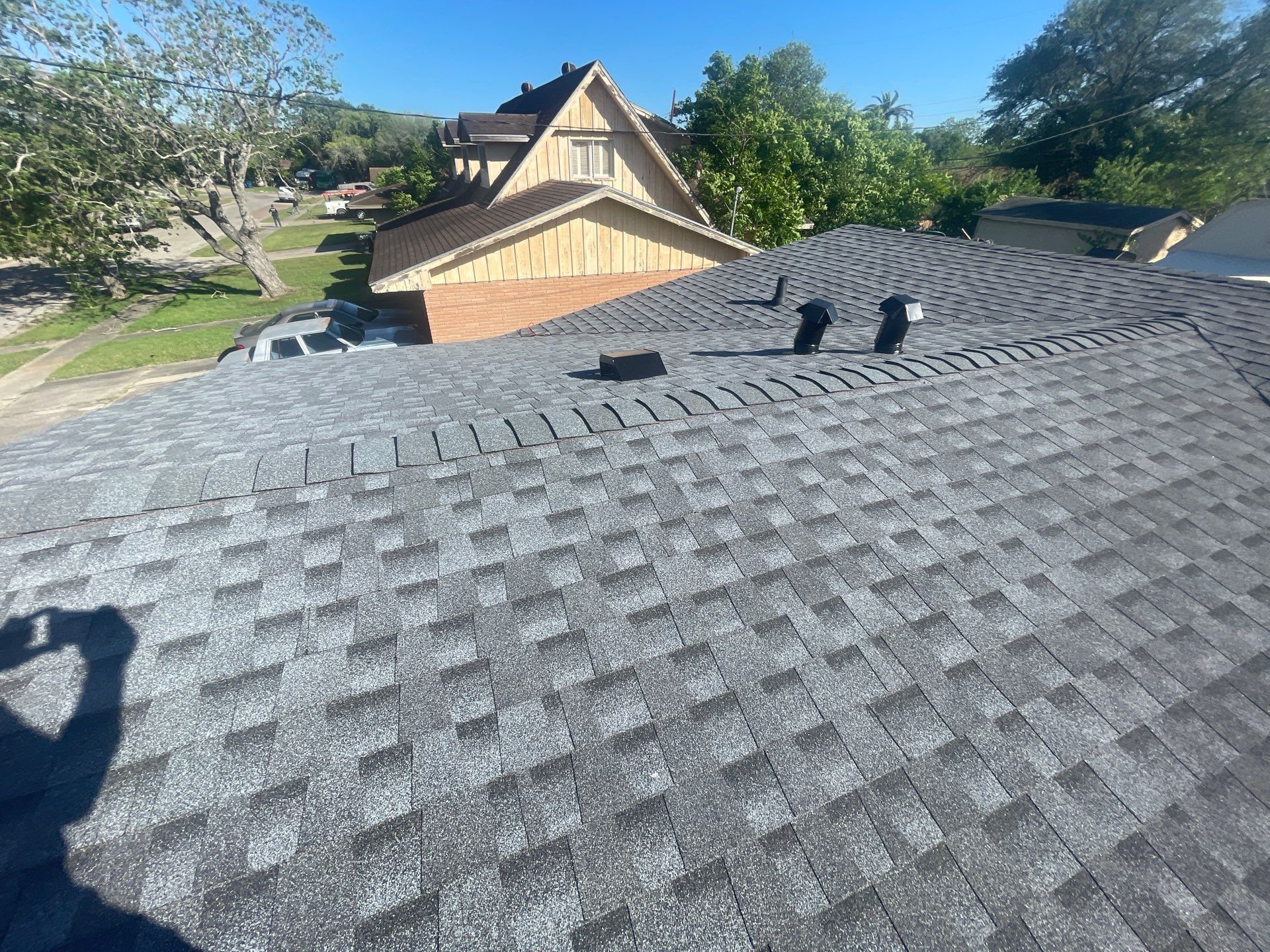 Residential Roofing Installation using GAF HDZ Pewter Grey by Lighthouse Roofing