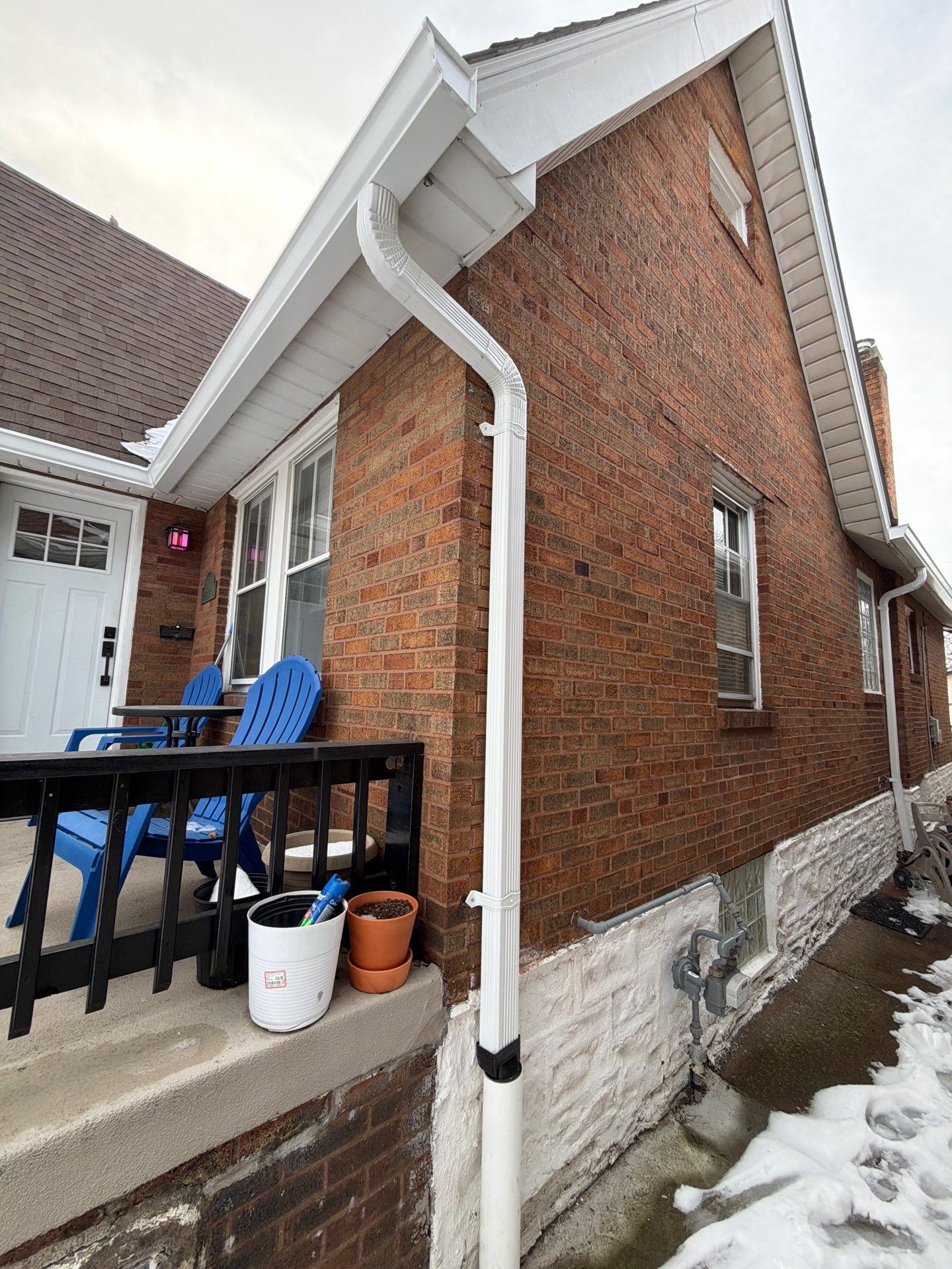 Holly Hills Storm Restoration: Soffit Repair & 6" Gutter Upgrade (South St. Louis) by Acute Roofing And Exteriors