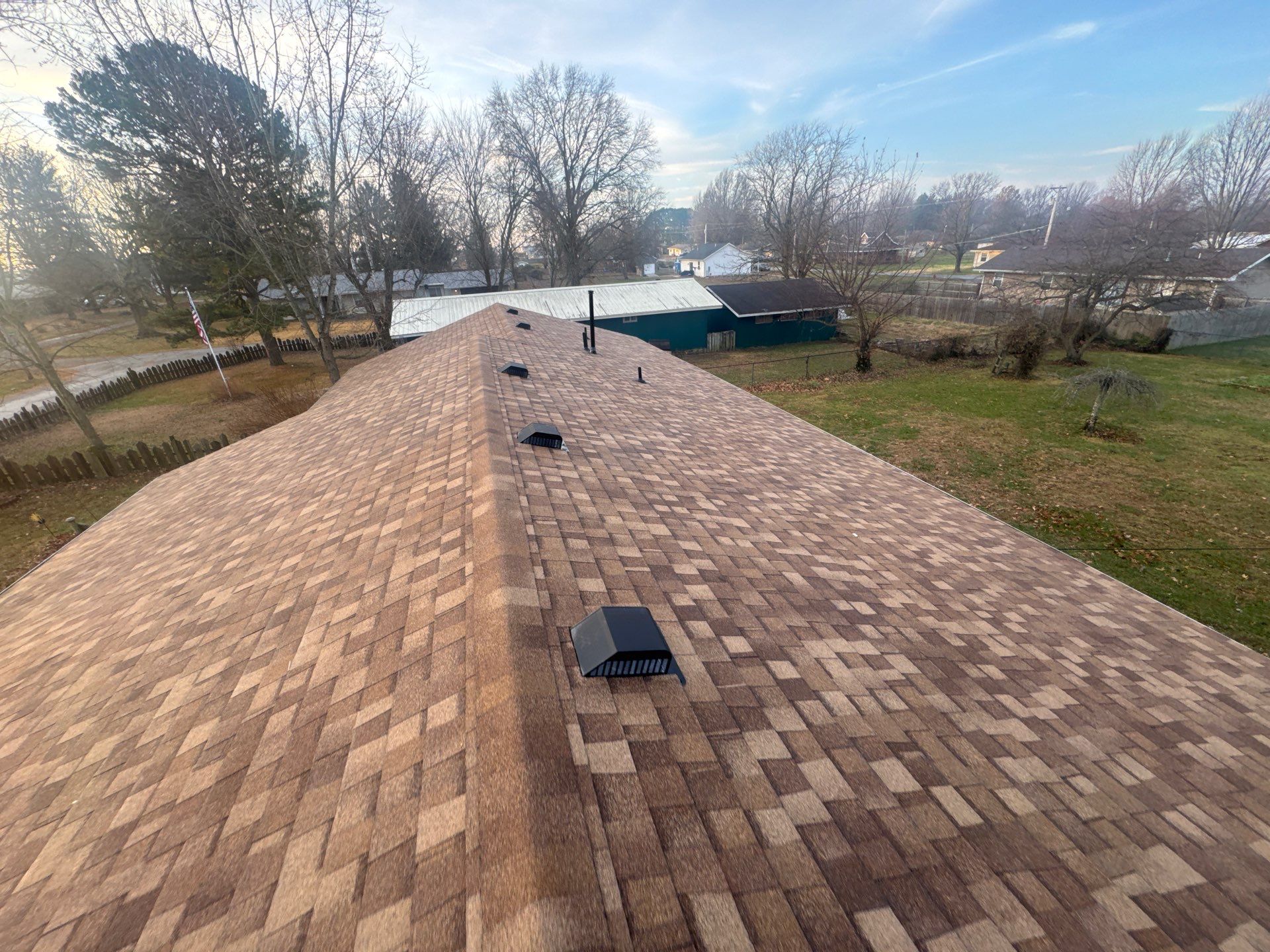 Residential Roofing Install - Atlas Pinnacle Pristine Shingles - Color Morning Harvest  by Titan Commercial & Residential Roofing 