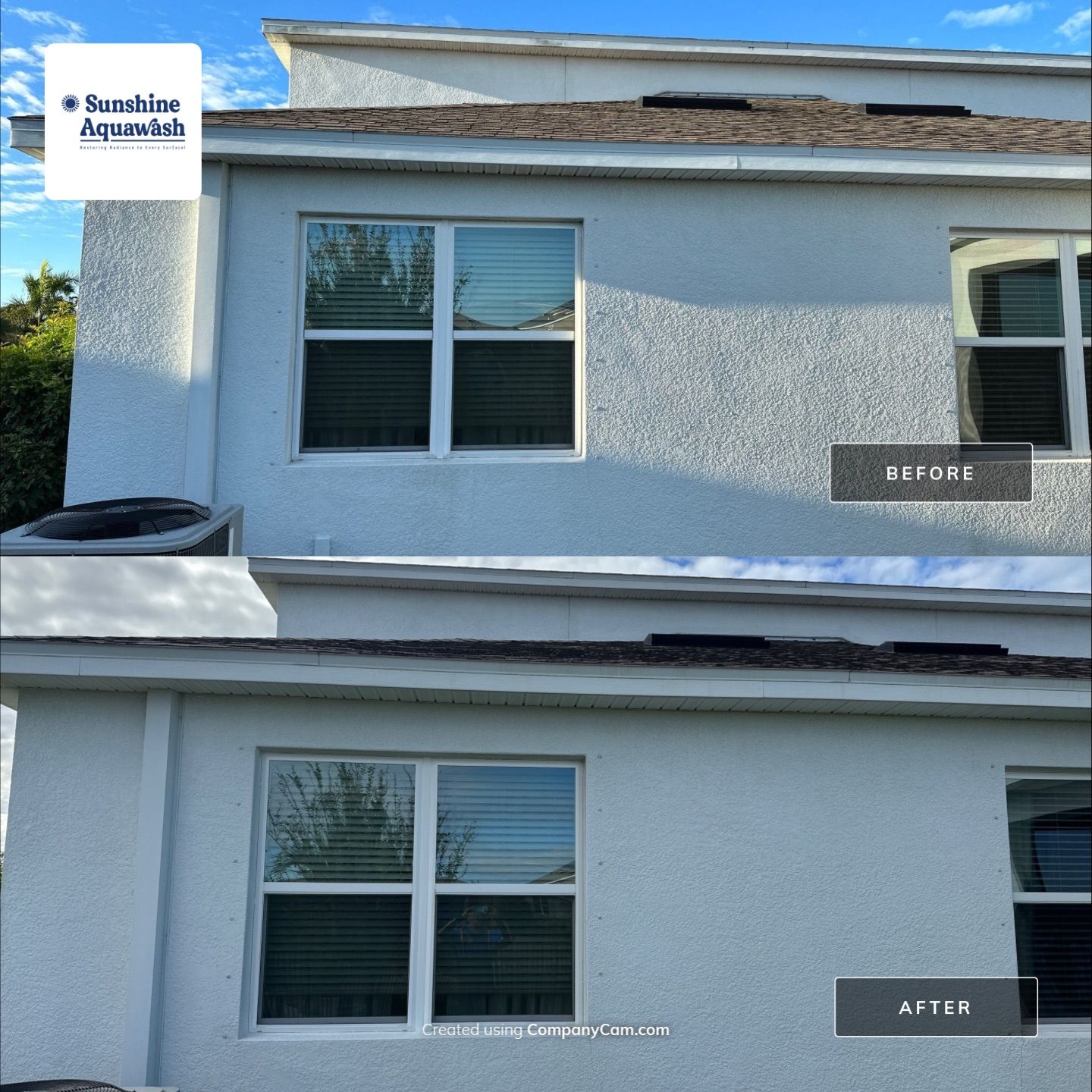 2-Story House Wash & Paver Driveway Cleaning in Trevesta Community, Palmetto, FL | Sunshine AquaWash by Sunshine AquaWash