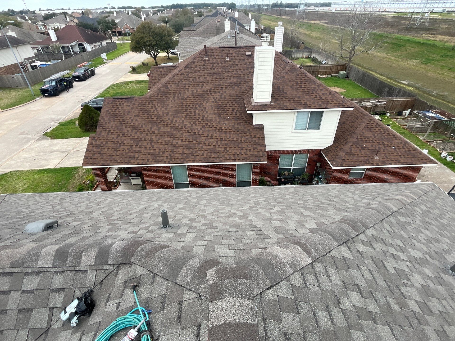 Residential Roofing Installation using Owen's Corning Duration (Lifetime) Shingles by Roof Repair Company