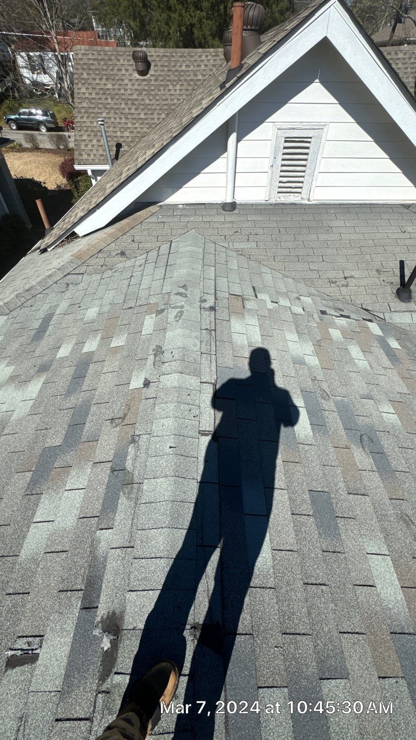 partial replacement w/ matching shingle by Nailed It Roofing & Remodeling LLC