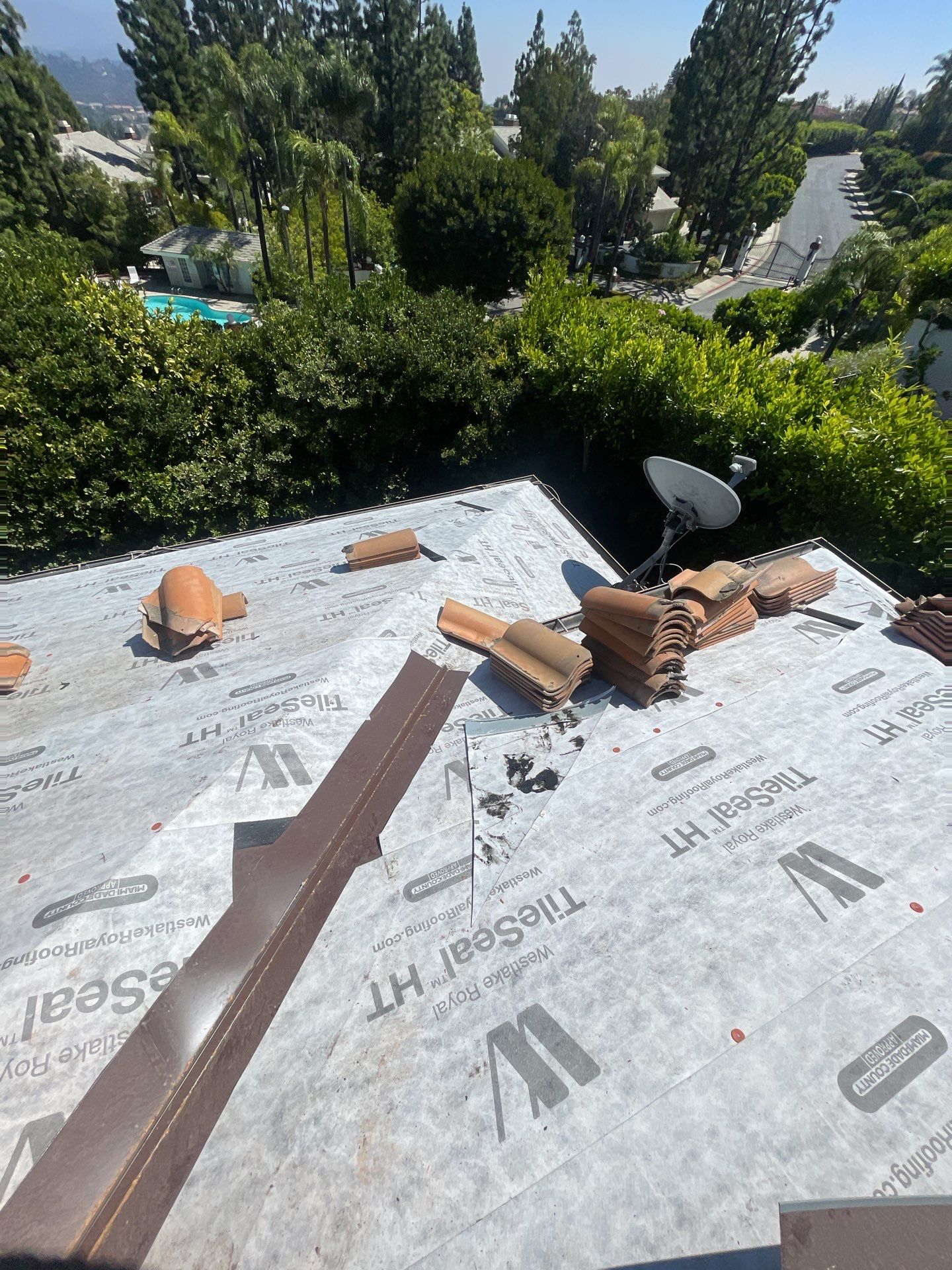 Tile Reset Project- Los Angeles CA 90049 by Epic Roof Replacement