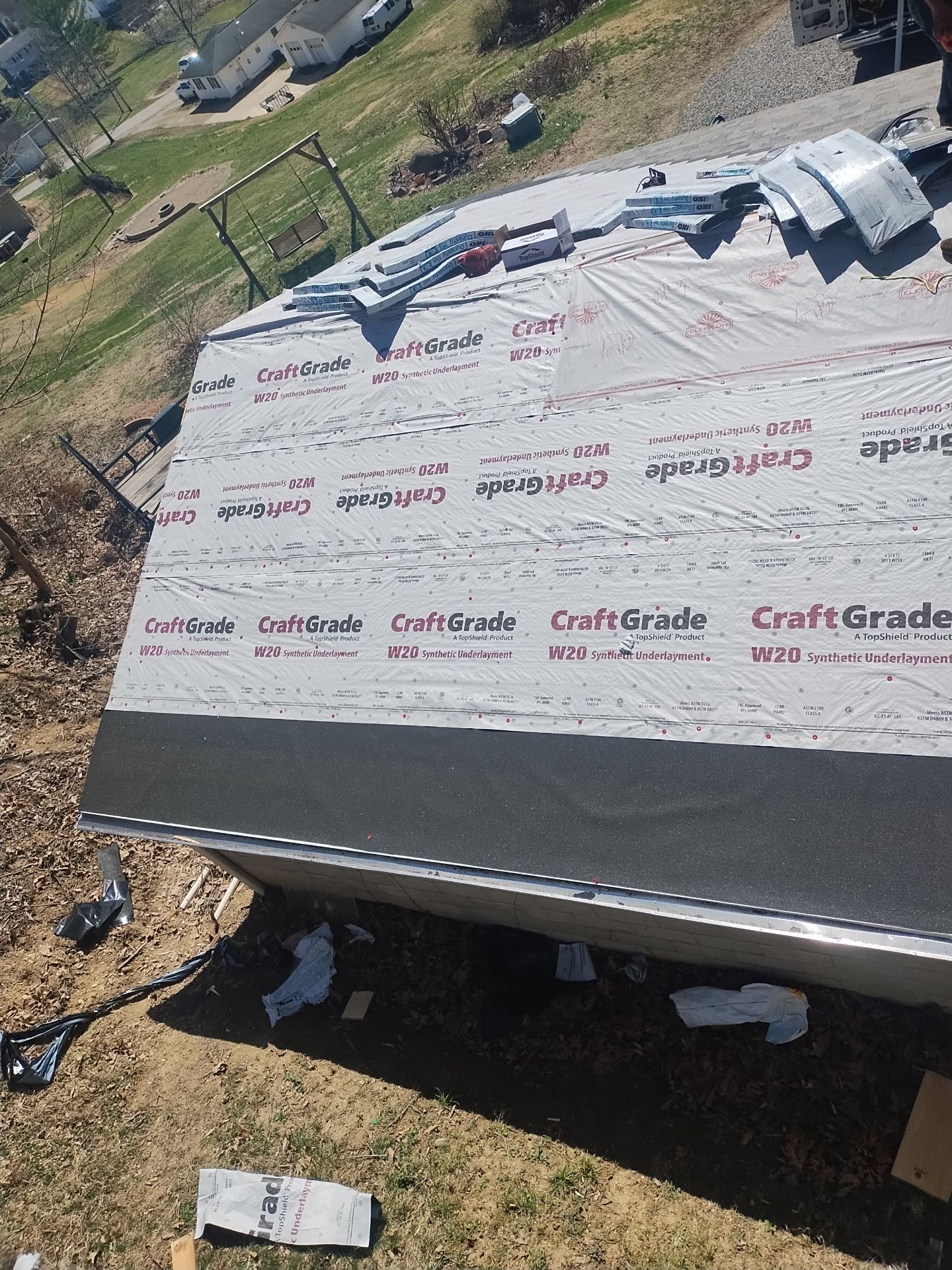 Residential Roofing Installation using Performance Shingles by Mr. Roofer