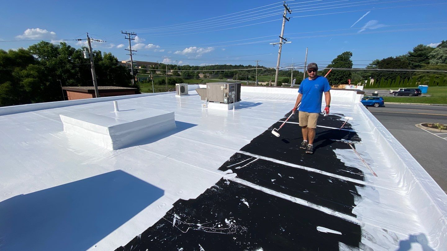 Silicone Roof Coating in Manchester, MD • Premier Dental by Seipp Roofing, LLC