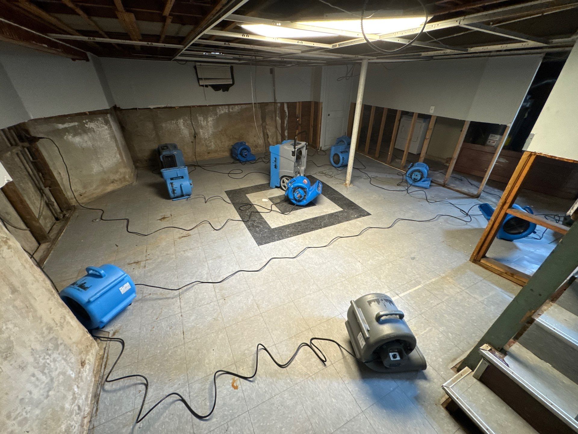 Sewage Drain Pipe Broke in the Kitchen Ceiling by Chicagoland Water Medics