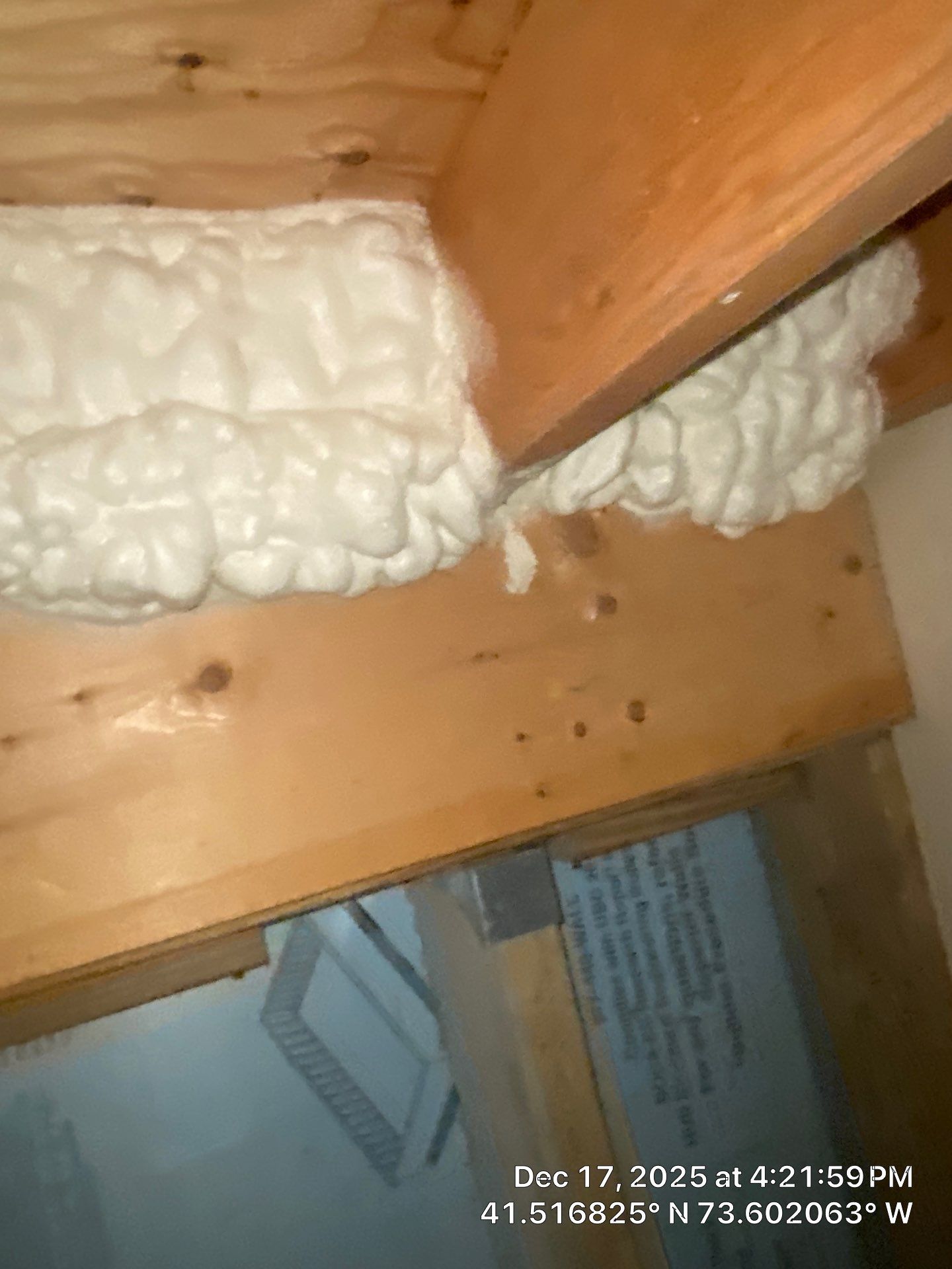 Attic Insulation using open cell spray foam by NYS Foam & Energy