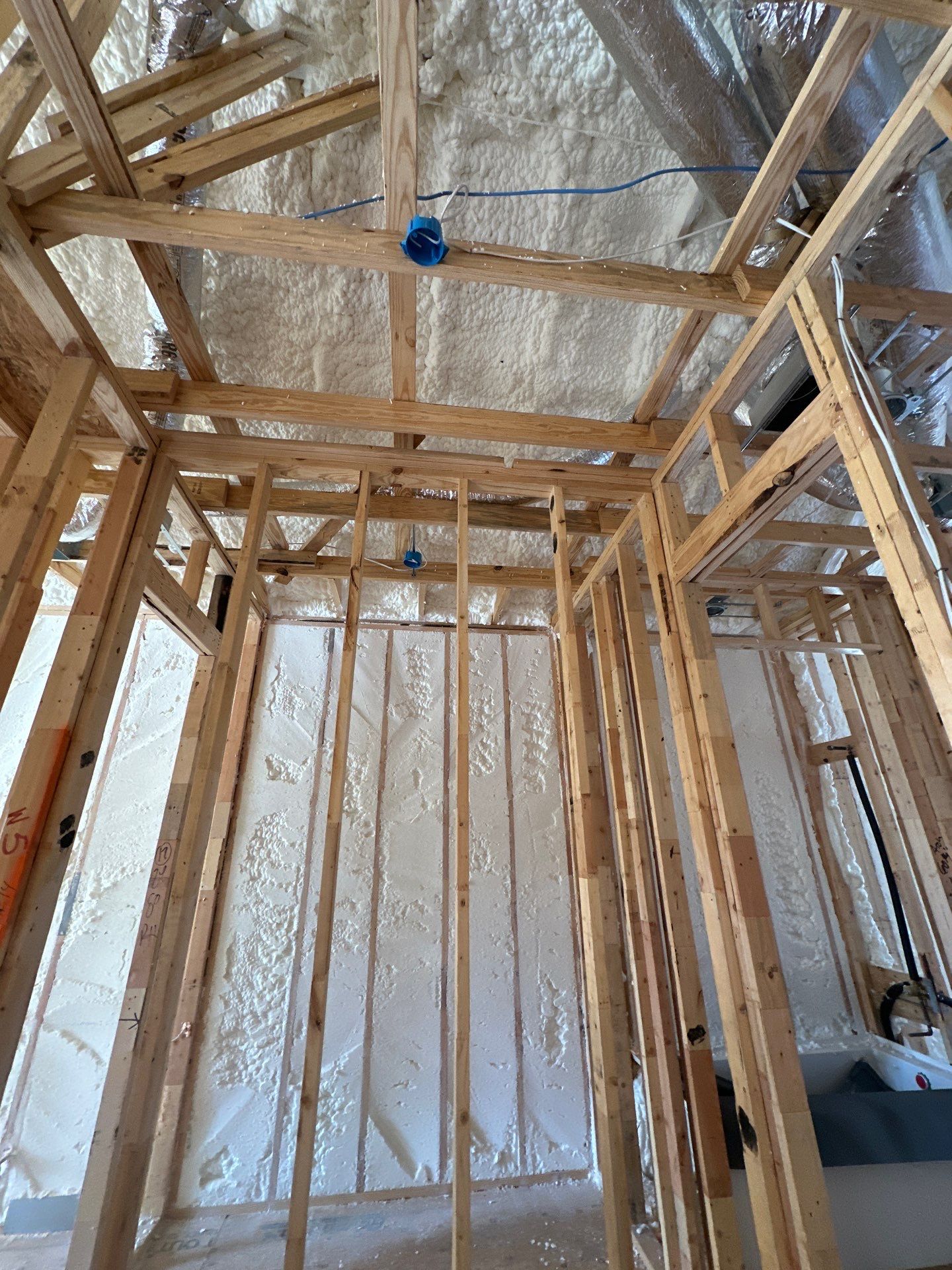 Another beautiful custom home in Dallas fully encapsulated ✔️ by Apex Insulation Solutions