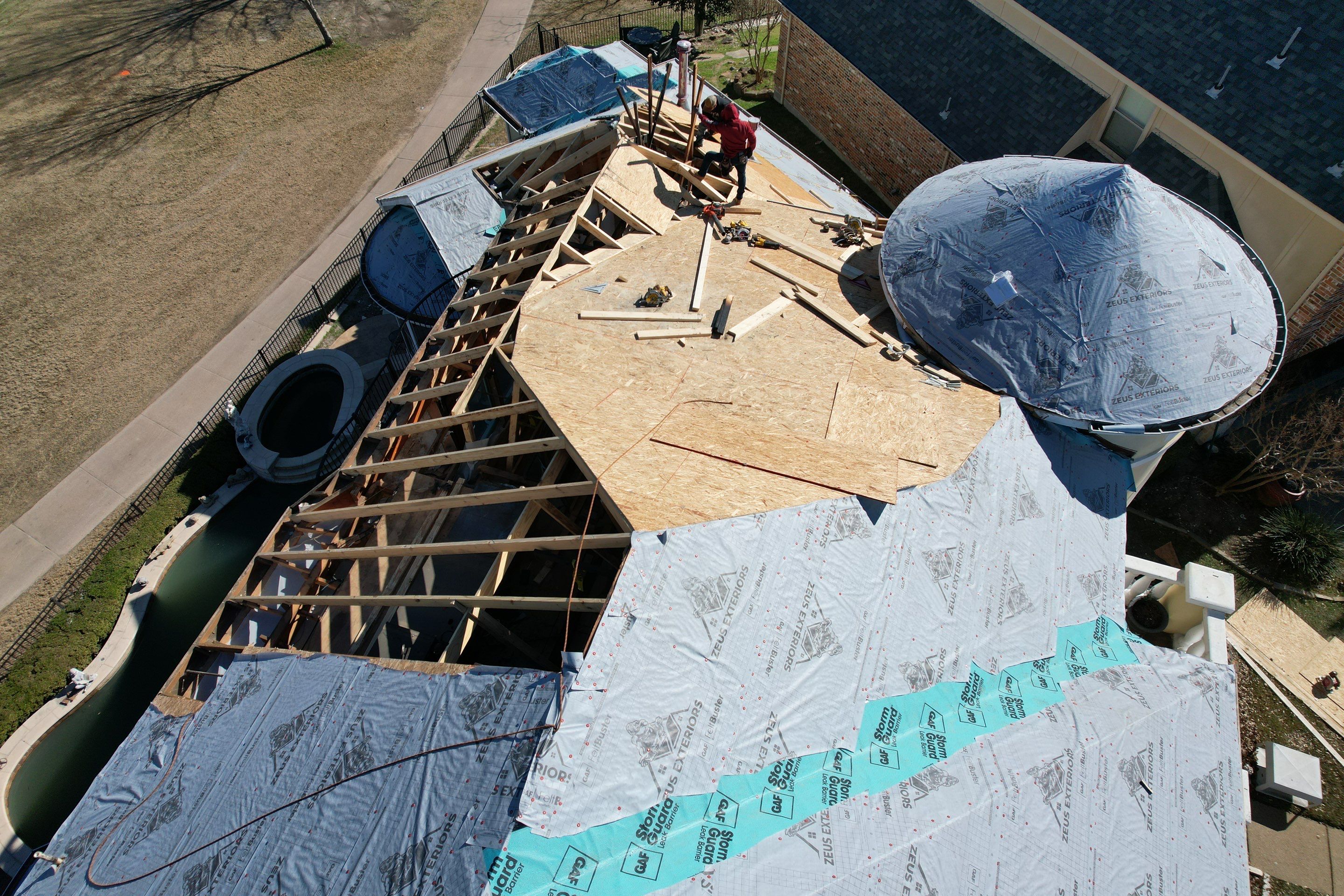 Project in Garland  by Zeus Exteriors