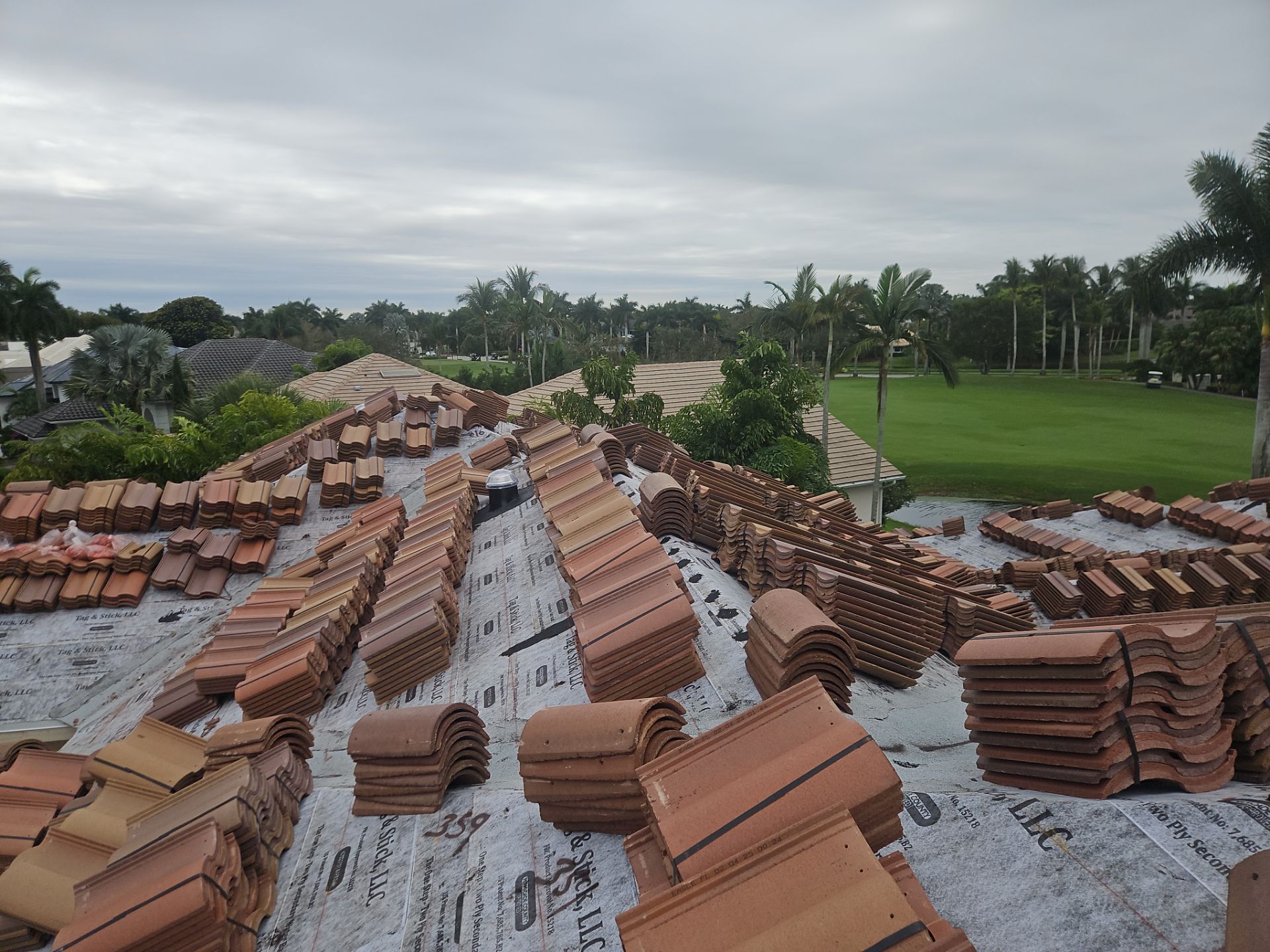 Residential Roofing Installation using Eagle Roofing Tile by BLUES BROTHERS ROOFING