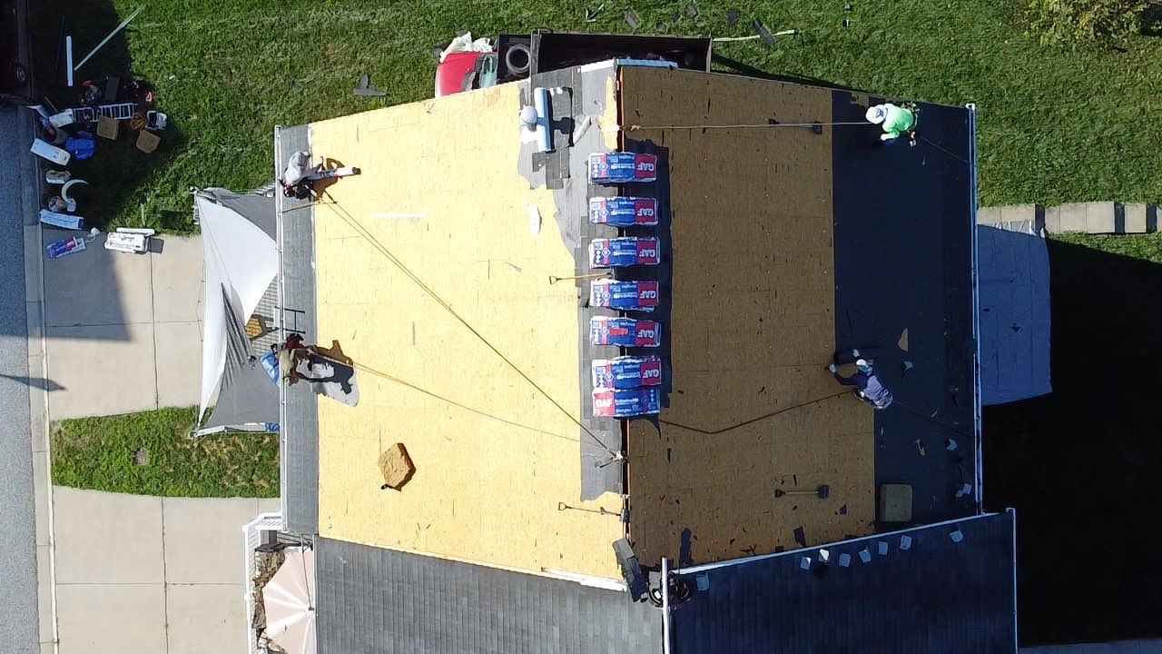 Residential Roofing Installation using GAF Timberline HDZ by Matter Roofing & Construction