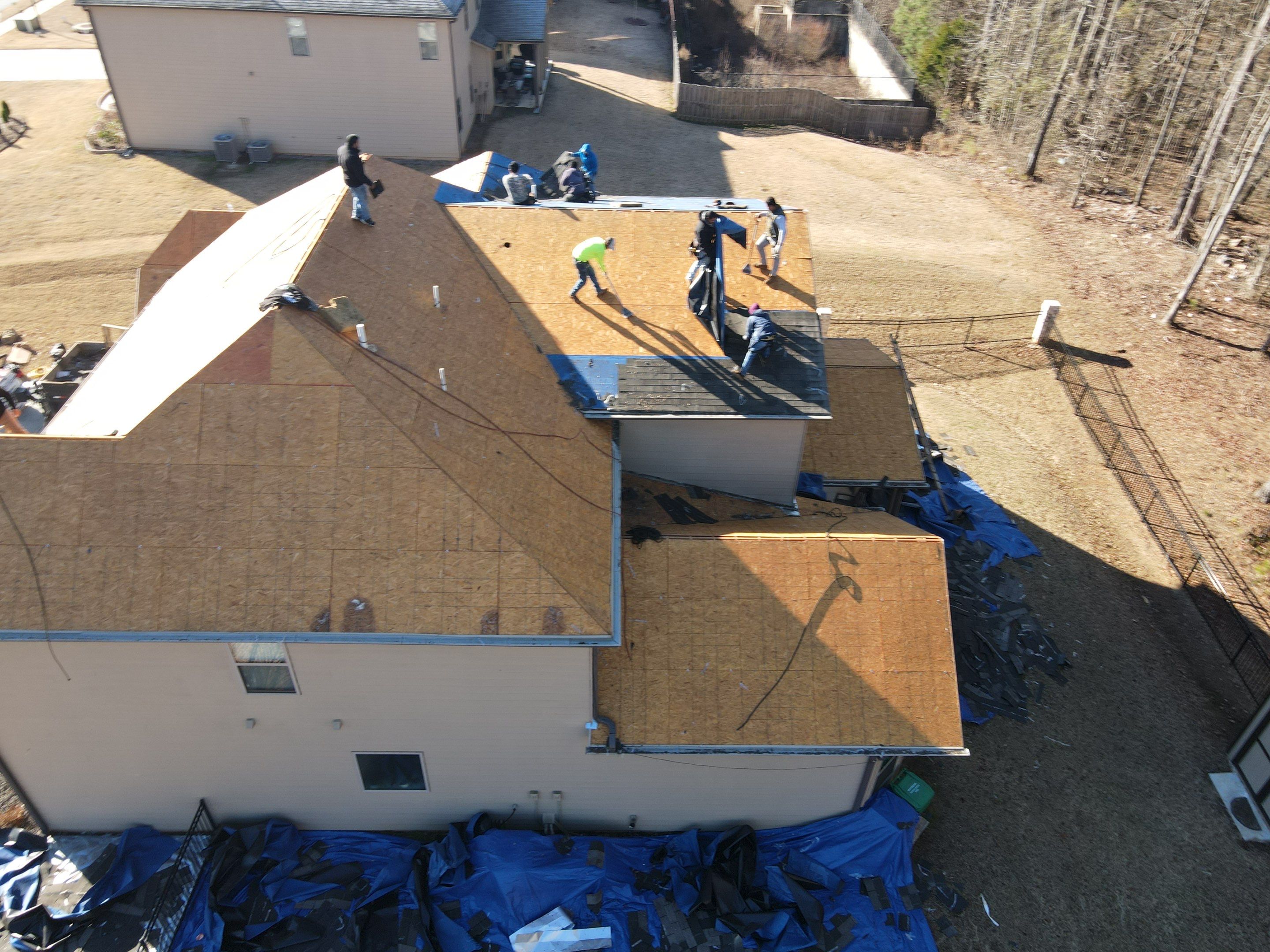 Residential Roof Replacement  using GAF Timberline HDZ Barkwood by Furman Quality Roofing 