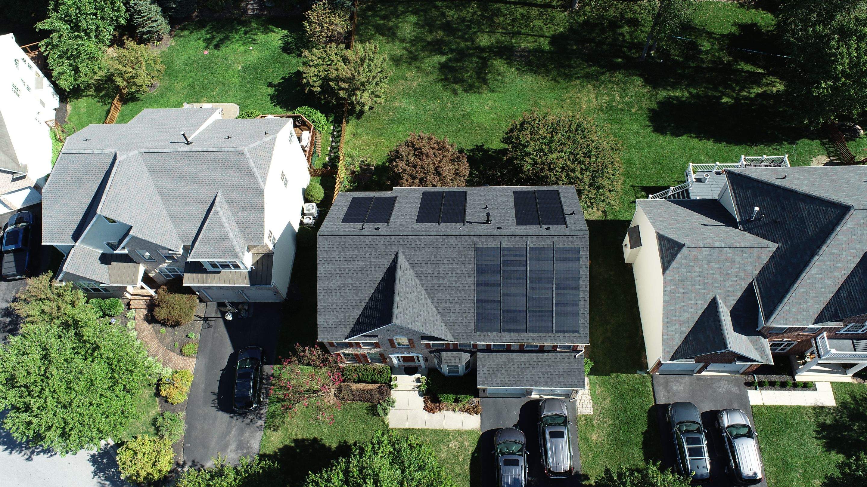 GAF Timberline Solar Roof Ellicott City, MD by American Home Contractors