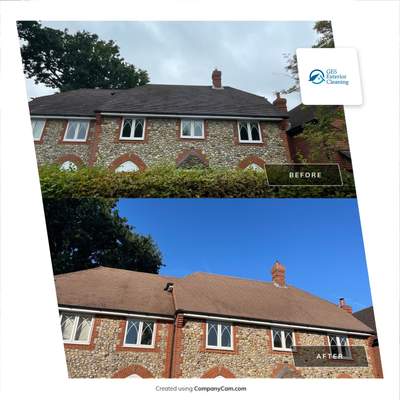 Roof Clean And Patio Clean using Honda 15lpm Low Pressure Washing Machine