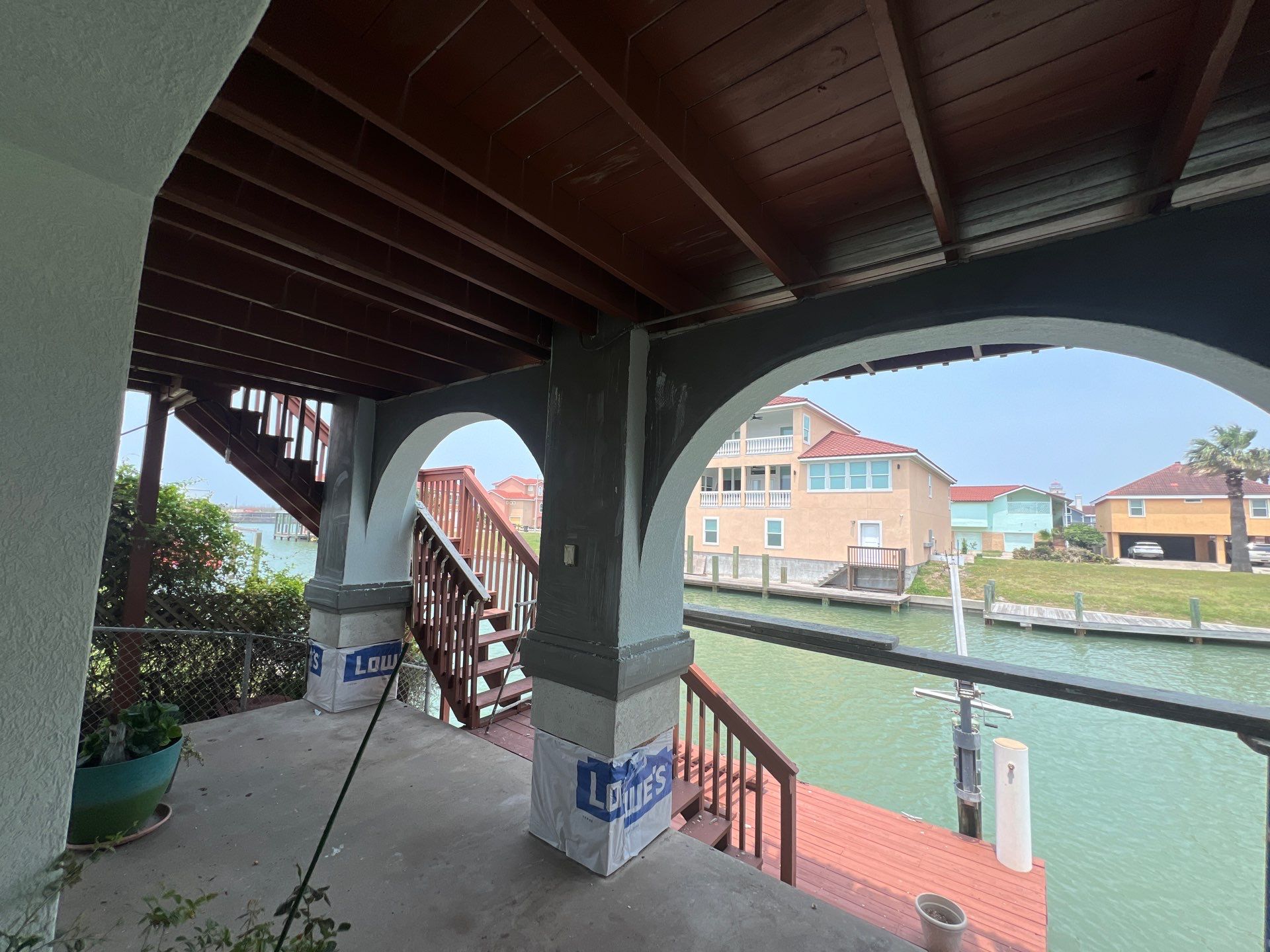 Waterfront Stucco Remastered by Bayfront Roofing and Construction
