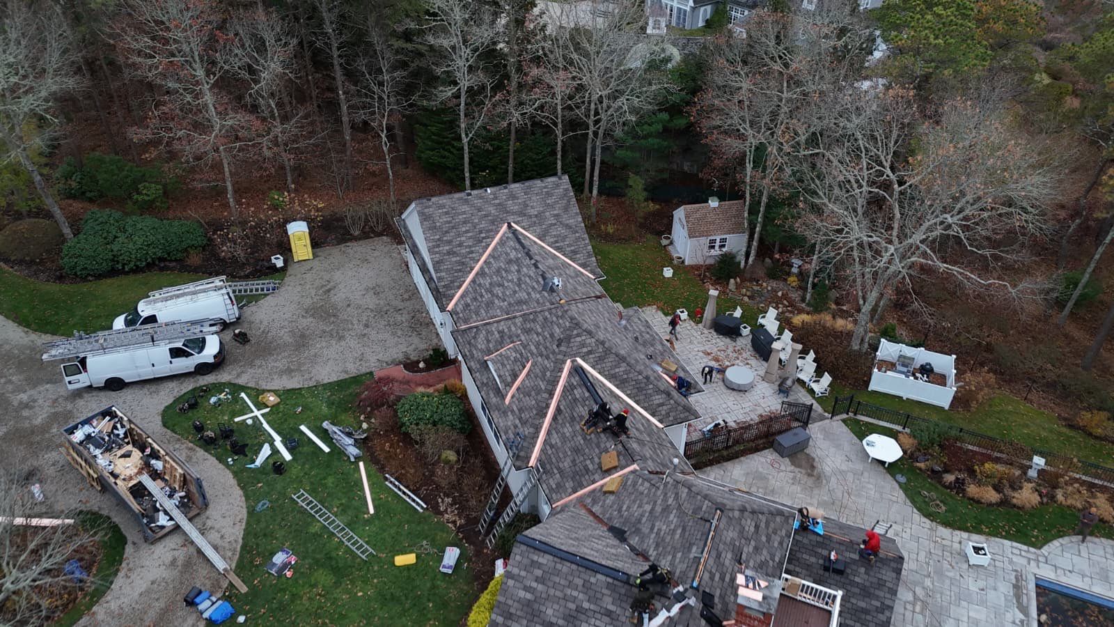 Premium Cedar Shake Roof Replacement Project in Barnstable by Mighty Dog Roofing of Greater Middlesex County