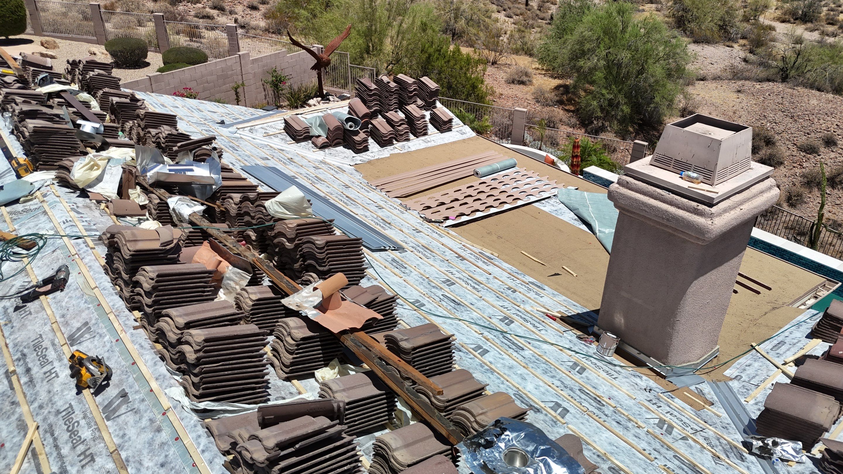 Project in Fountain Hills, AZ by Saint Roofing