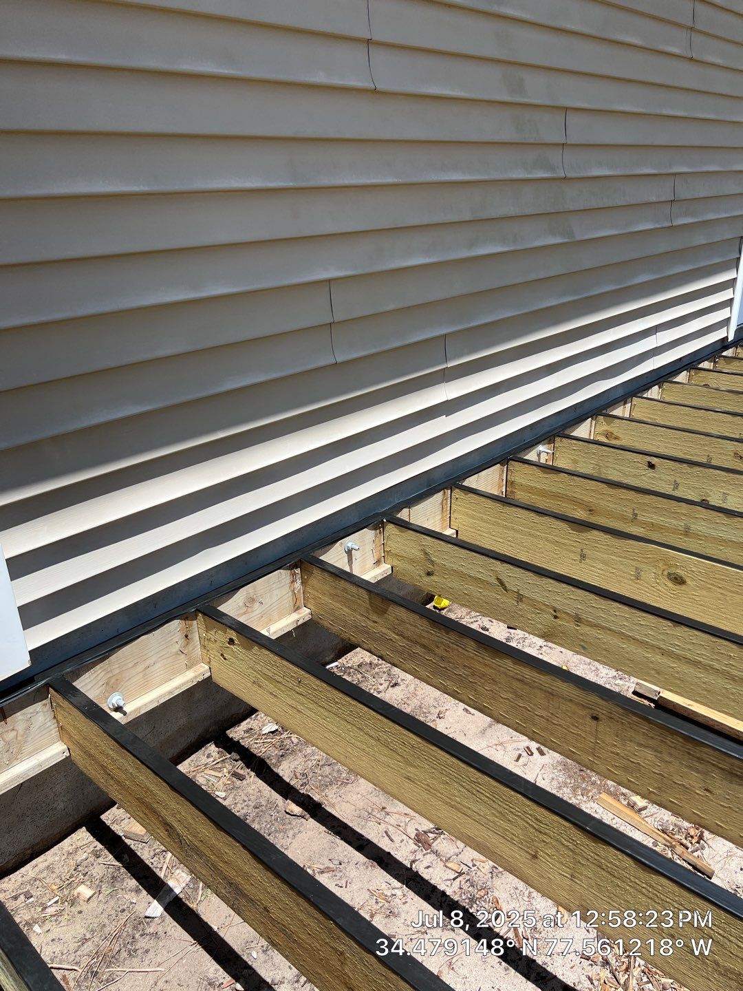 Custom Back Porch in Hampstead, NC by RGR Construction and Roofing, LLC