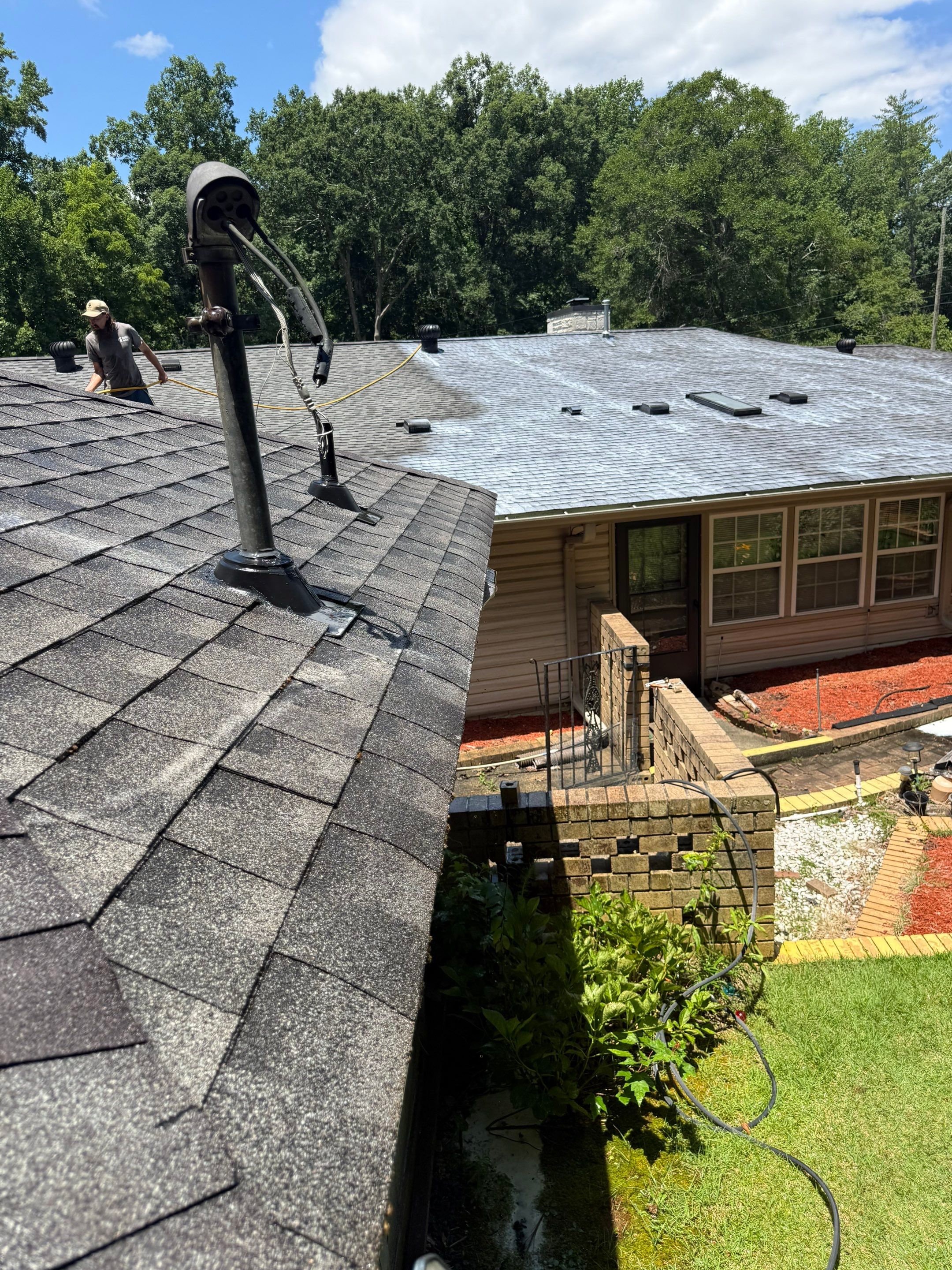 Asphalt Shingle Rejuvenation and Roof Leak Repair in Spartanburg by Bright Home Connections