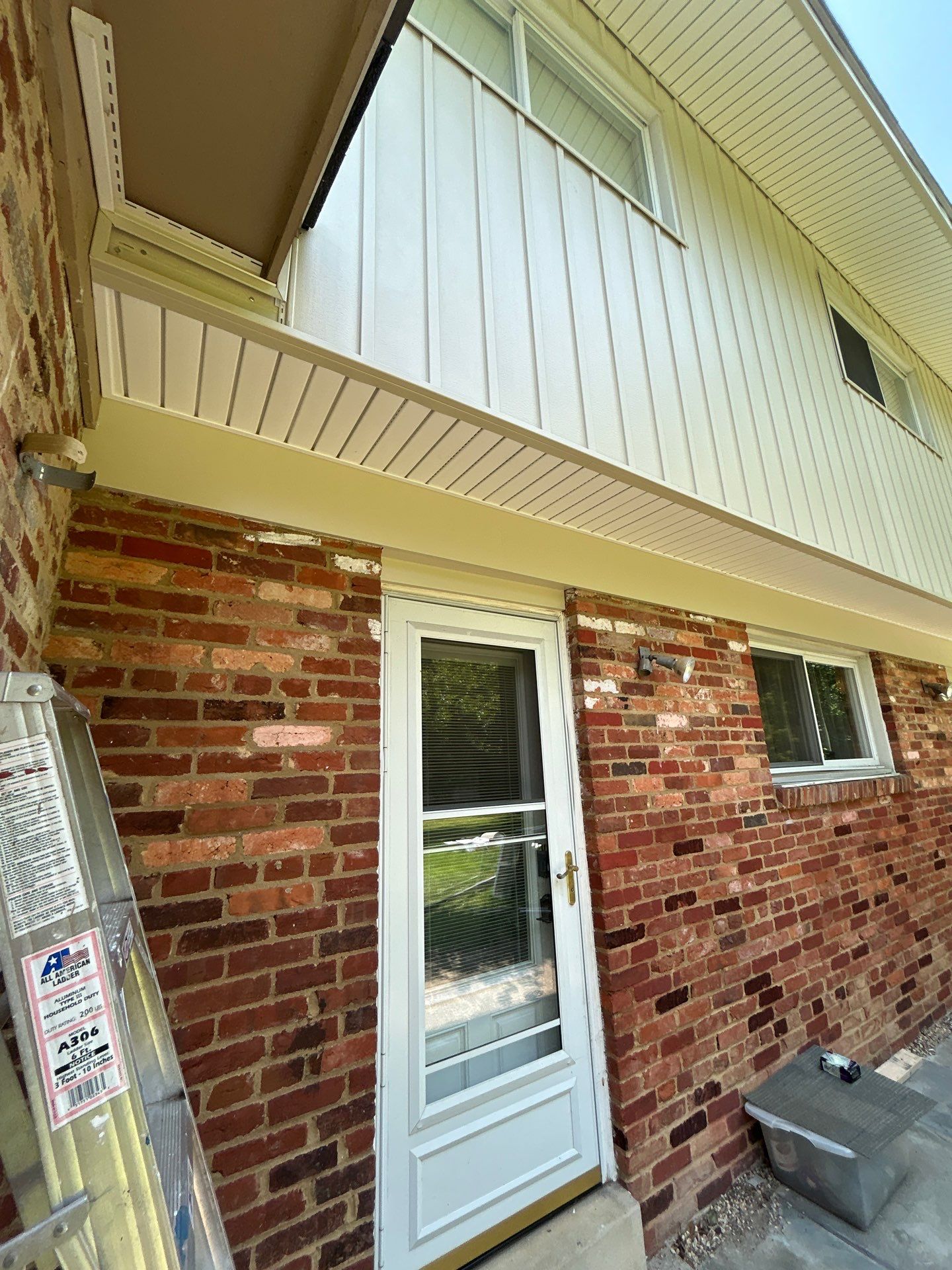 Fairfax: Residential Siding Replacement with CertainTeed 8" Board and Batten Siding in Desert Tan by RM Banning, Inc.