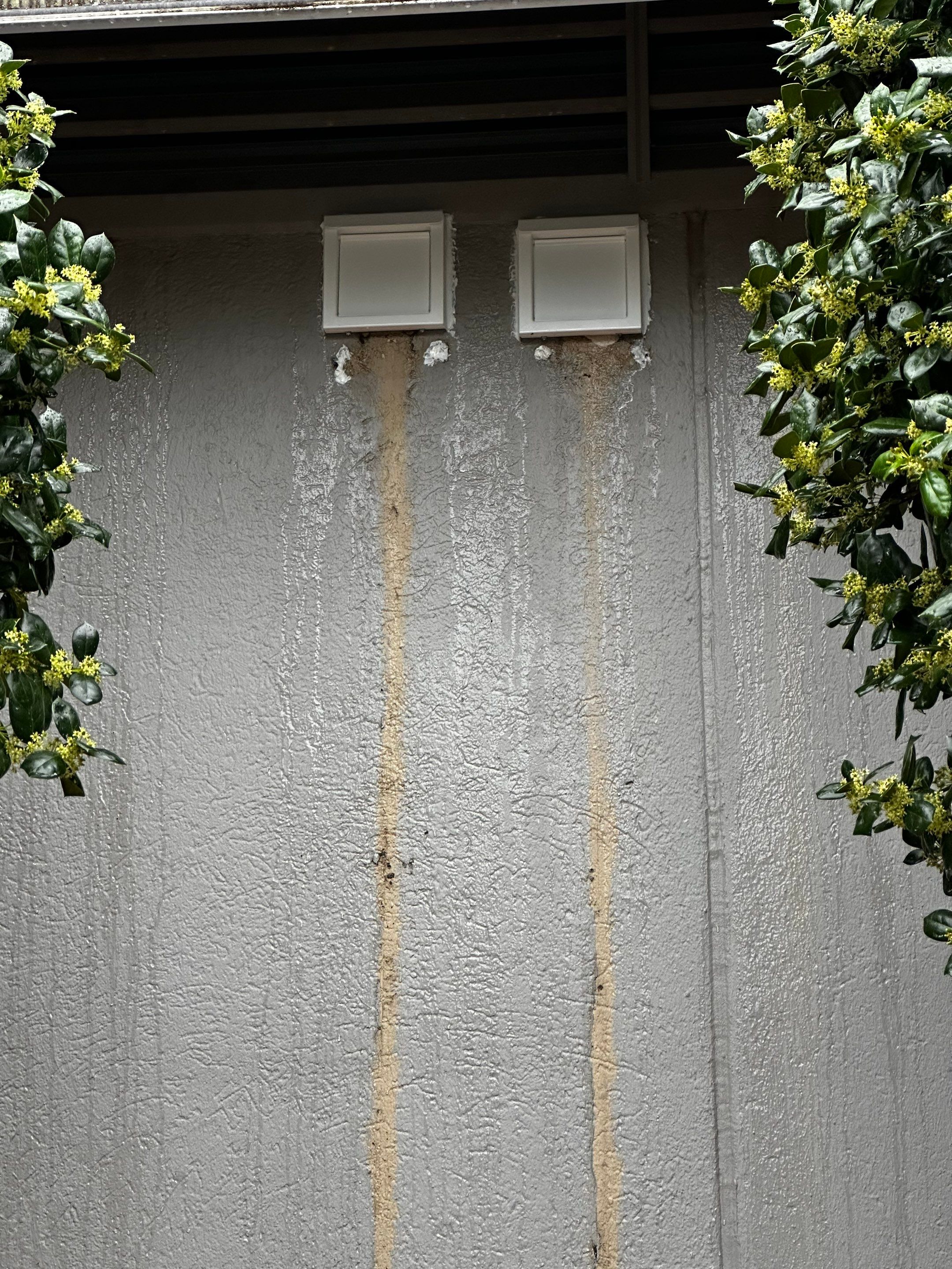 Installed new Dryer Vents & Recessed Cabinets by Peach State Dryer Vents & Air Ducts